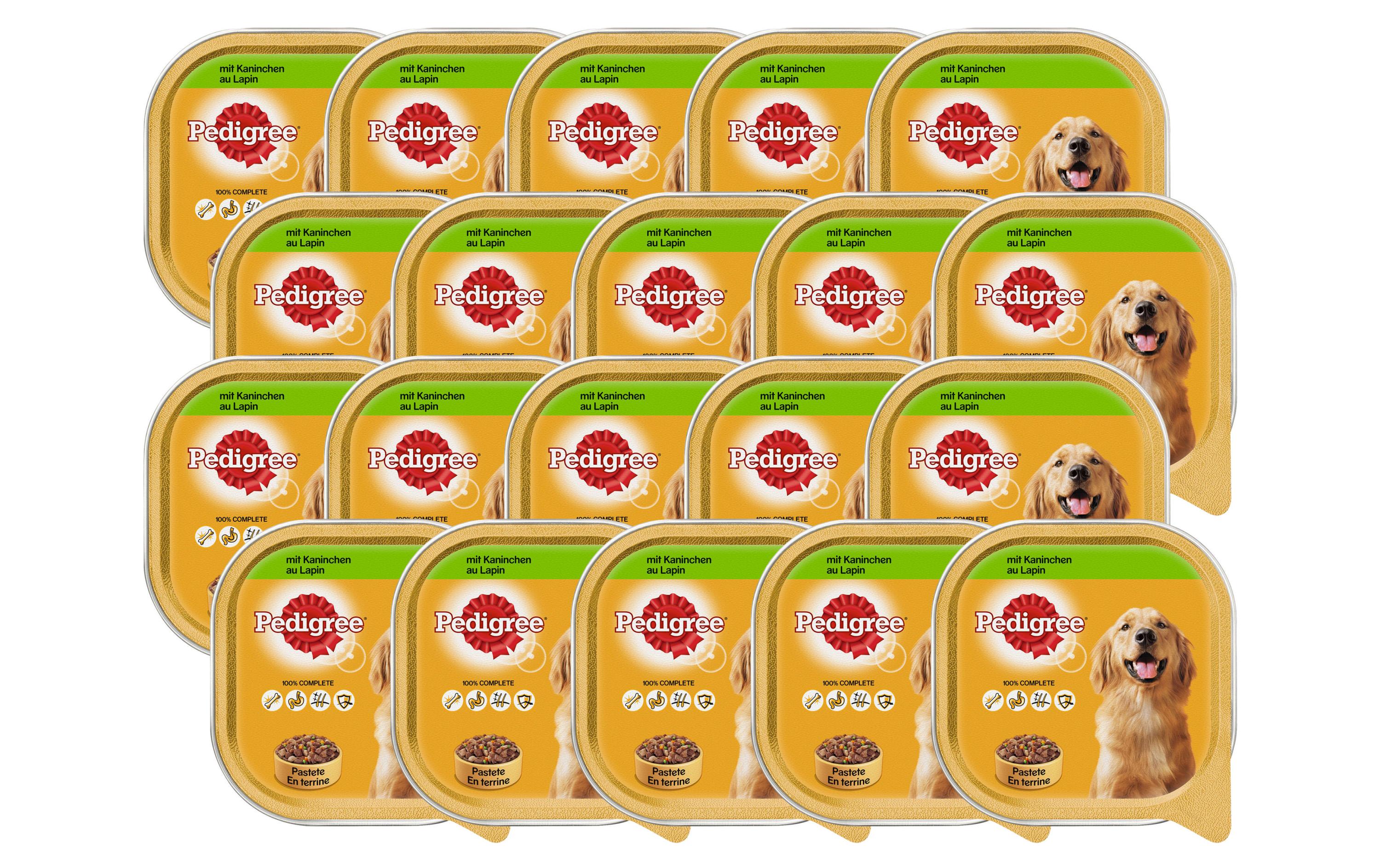 Pedigree Nassfutter Adult mit Kaninchen, 20 x 300 g