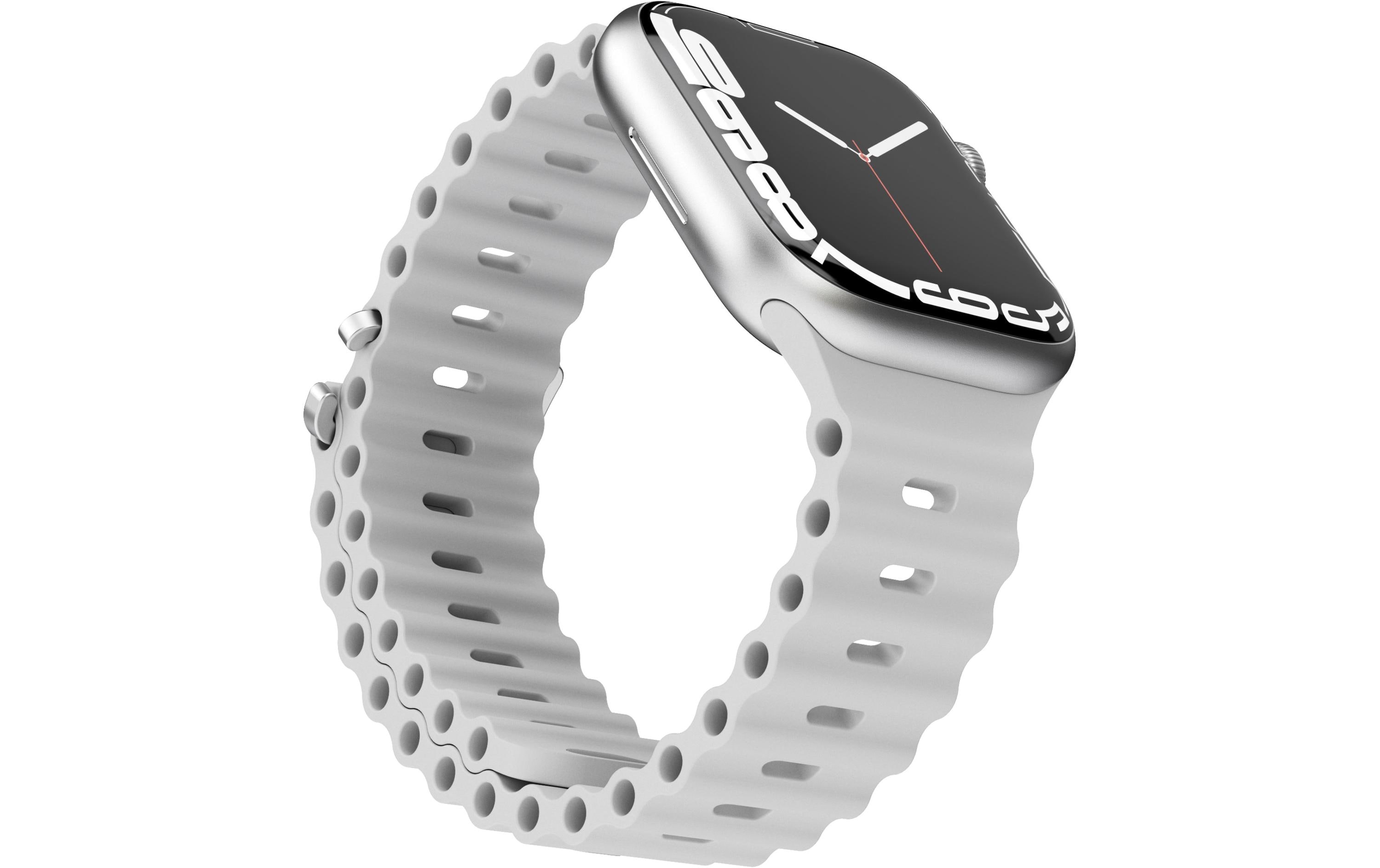 Vonmählen Wave Band Apple Watch 42/44/45/49 mm Light Gray