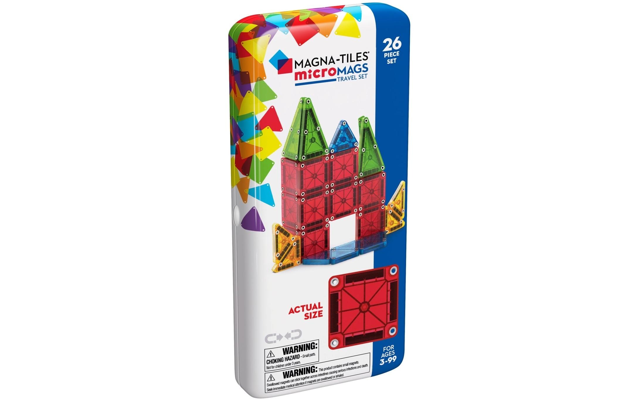 Magna-Tiles Bausteinmodell microMAGS Reiseset 26-teilig