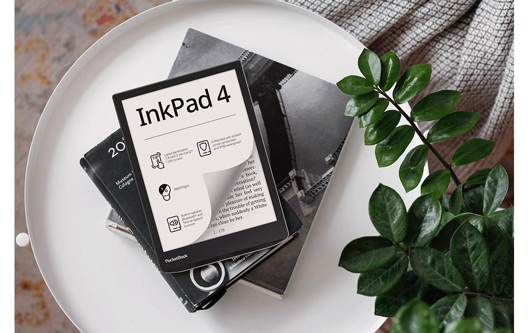 PocketBook E-Book Reader InkPad 4 Silber