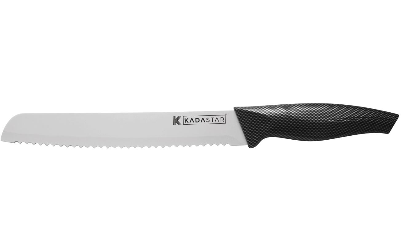 Kadastar Messer-Set Premium White 6-teilig, Silber/Weiss