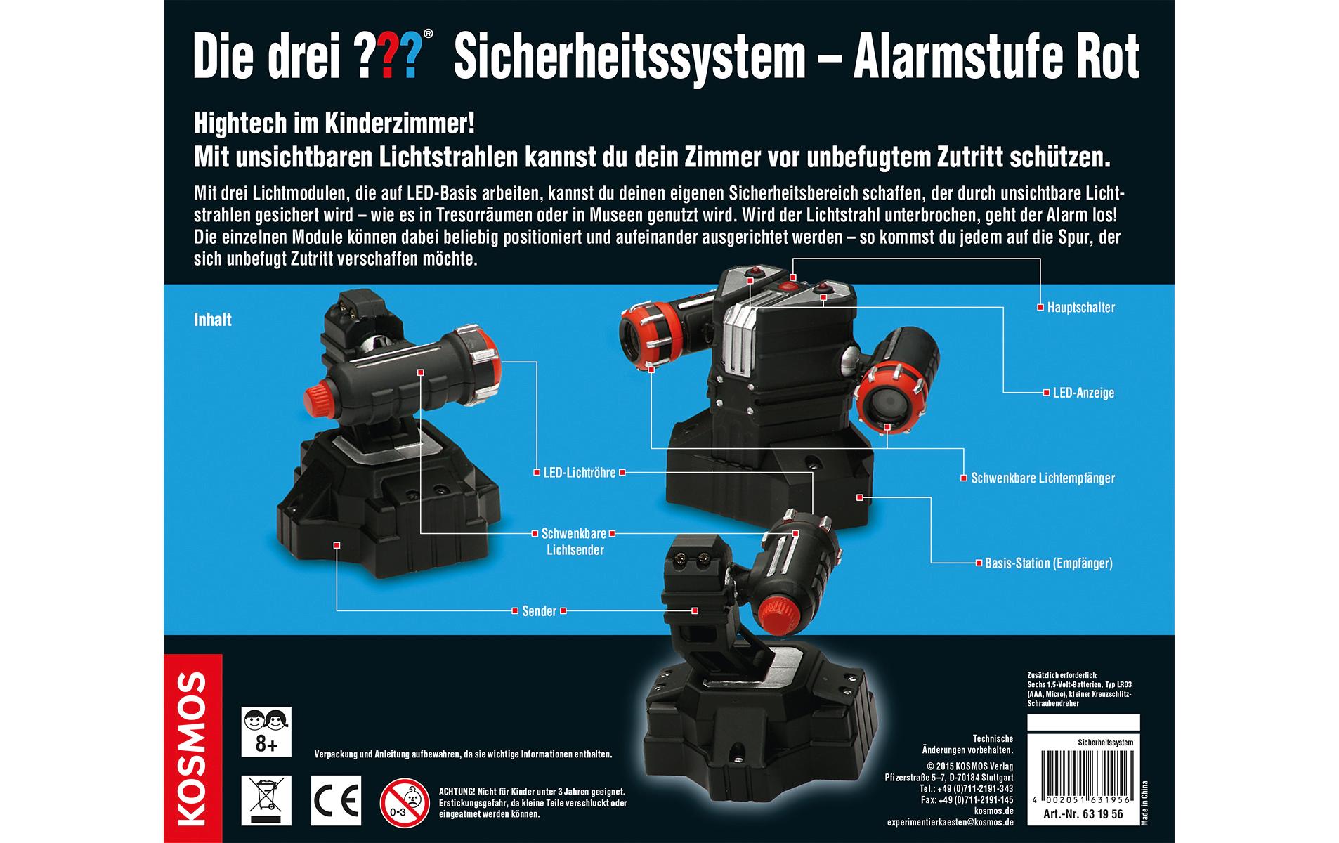 Kosmos Alarmanlage Die Drei??? Sicherheitssystem