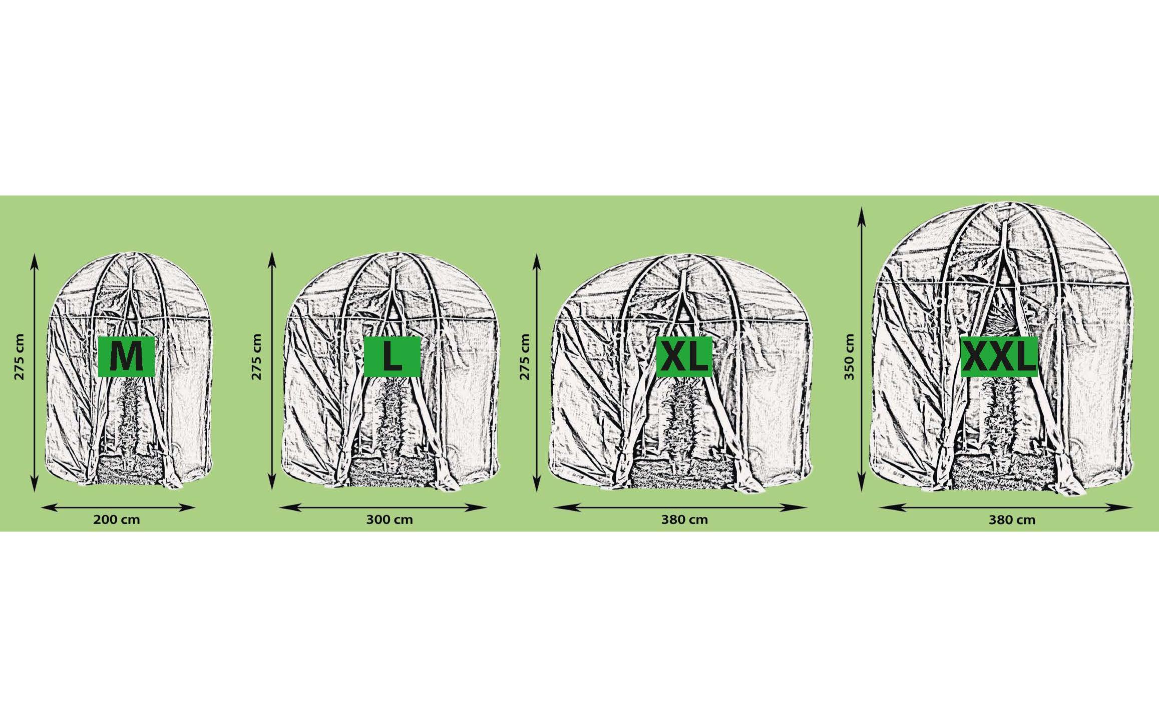 Colibri Premium Palmenhaus XL, 380 x 275 cm