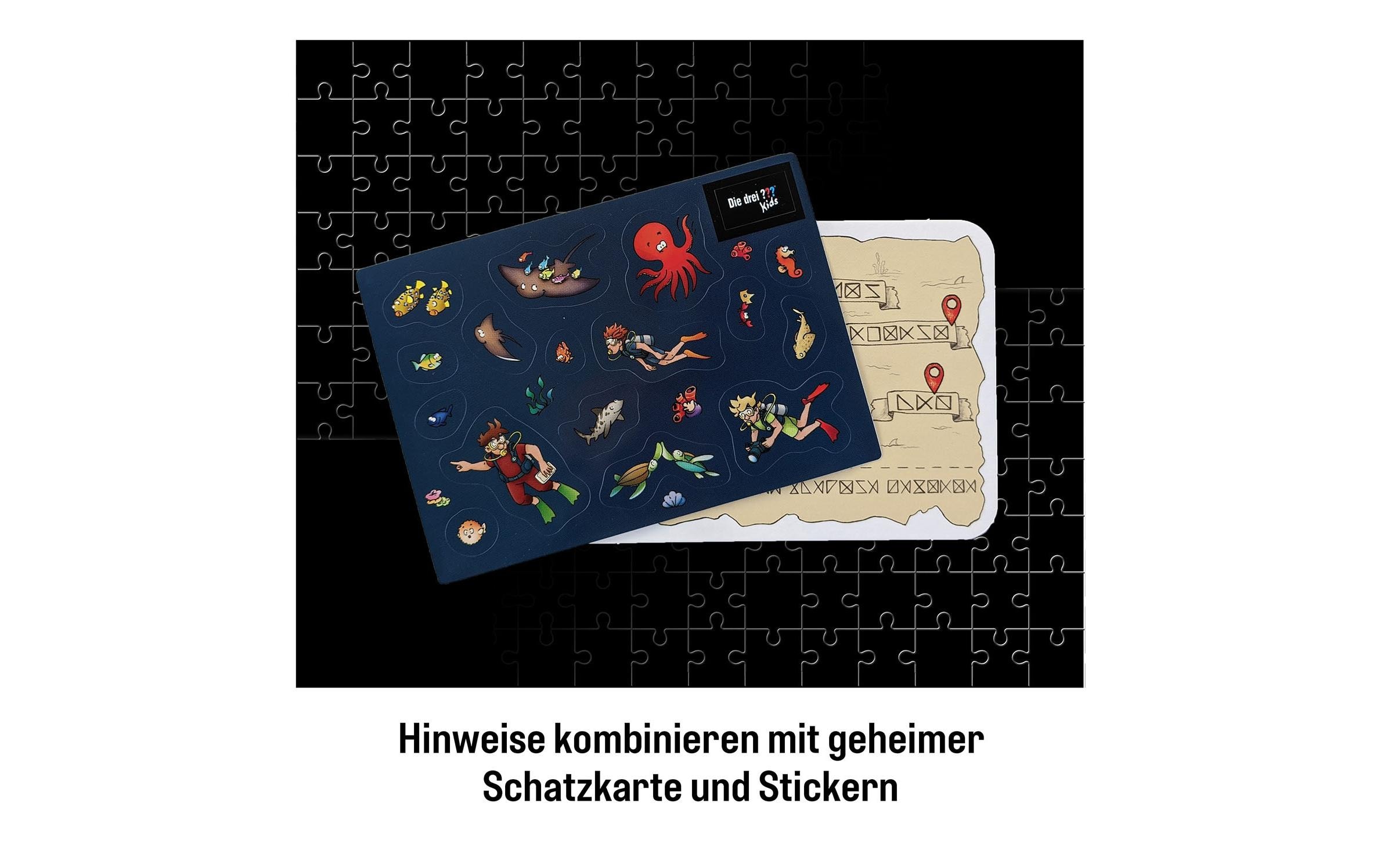 Kosmos Puzzle Die drei ??? Kids – Achtung, Meeresungeheuer!