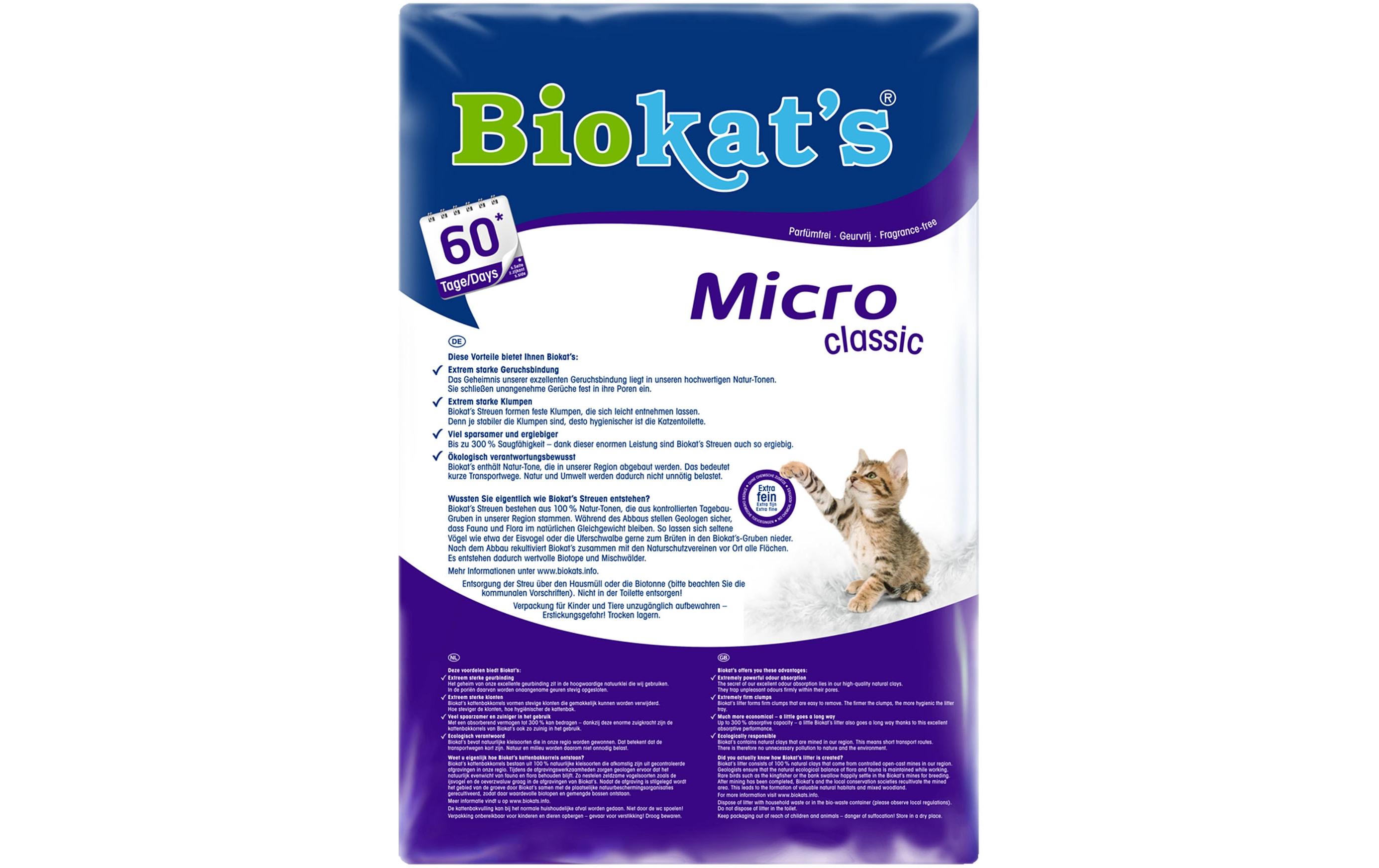 Biokat's Katzenstreu Micro Classic, 14 l