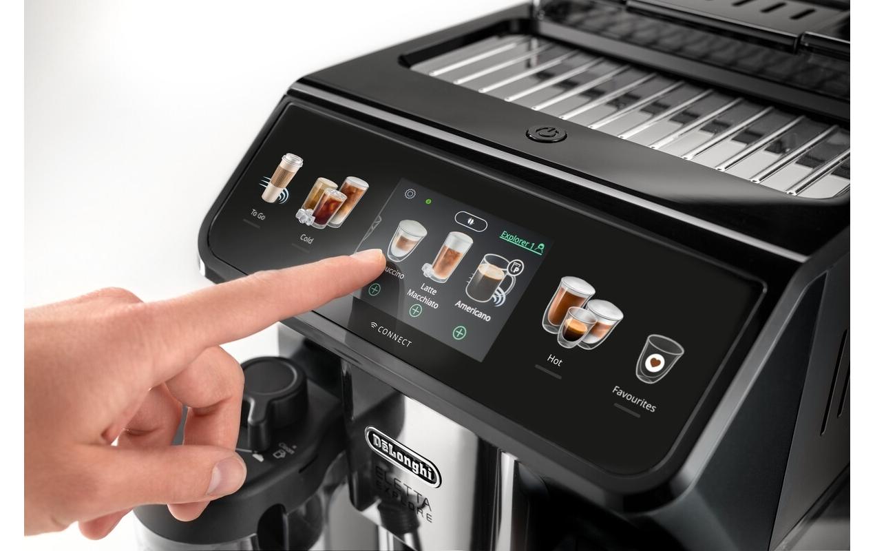 De'Longhi Kaffeevollautomat Eletta Explore ECAM450.65.G Schwarz