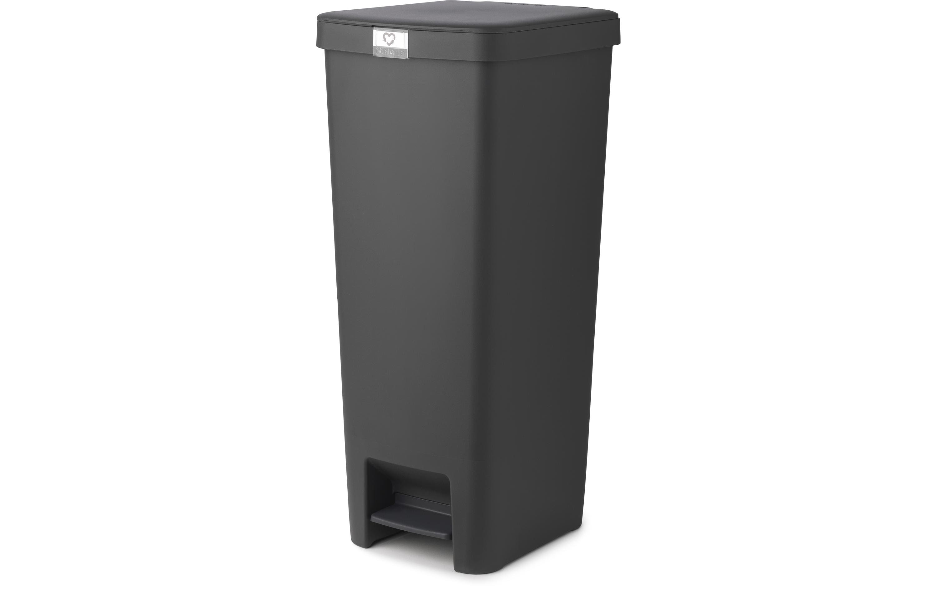 Brabantia Abfalleimer StepUp 40 l, Dunkelgrau