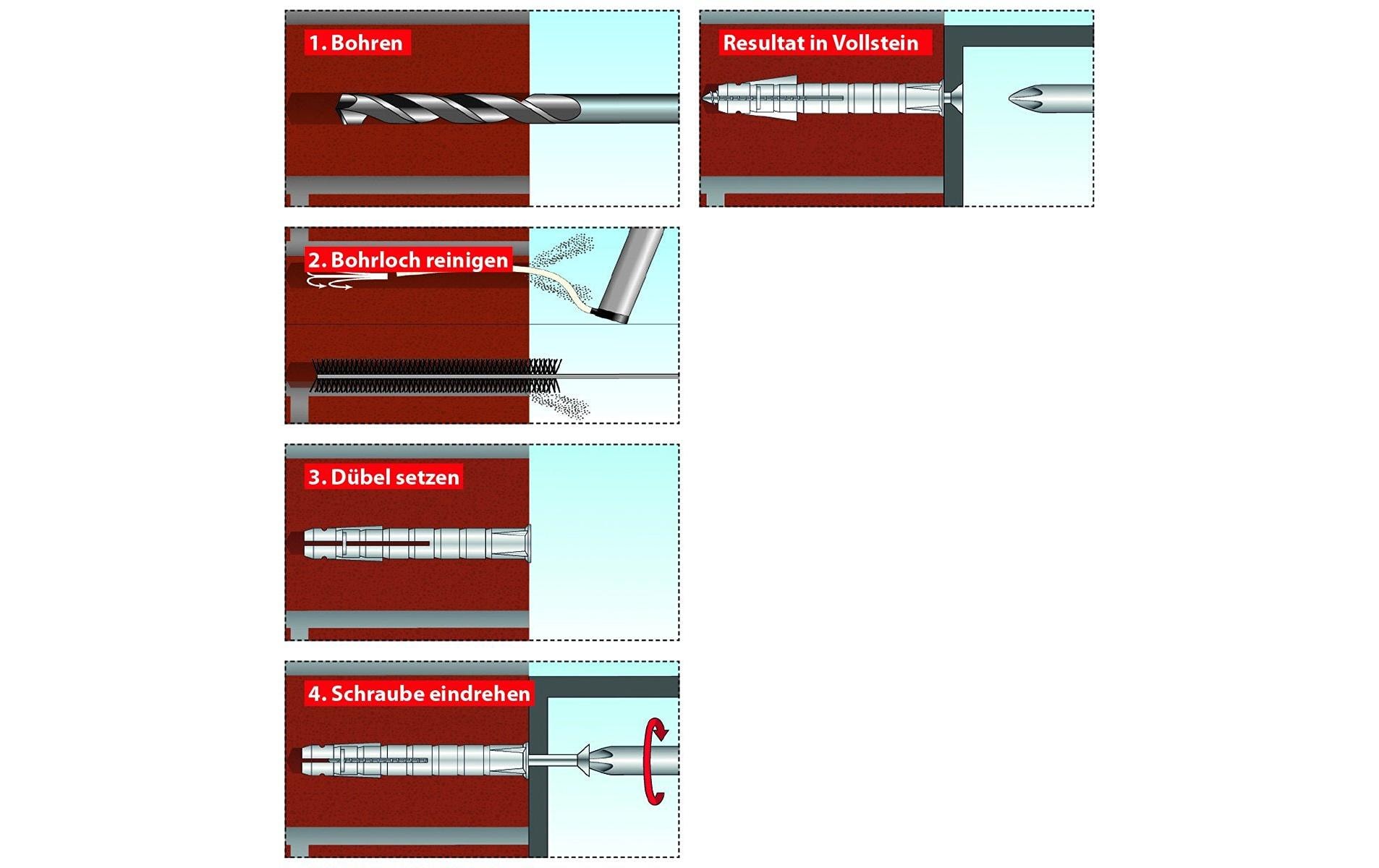 Tox-Dübel Spreizdübel 10 x 90 mm 10 Stück