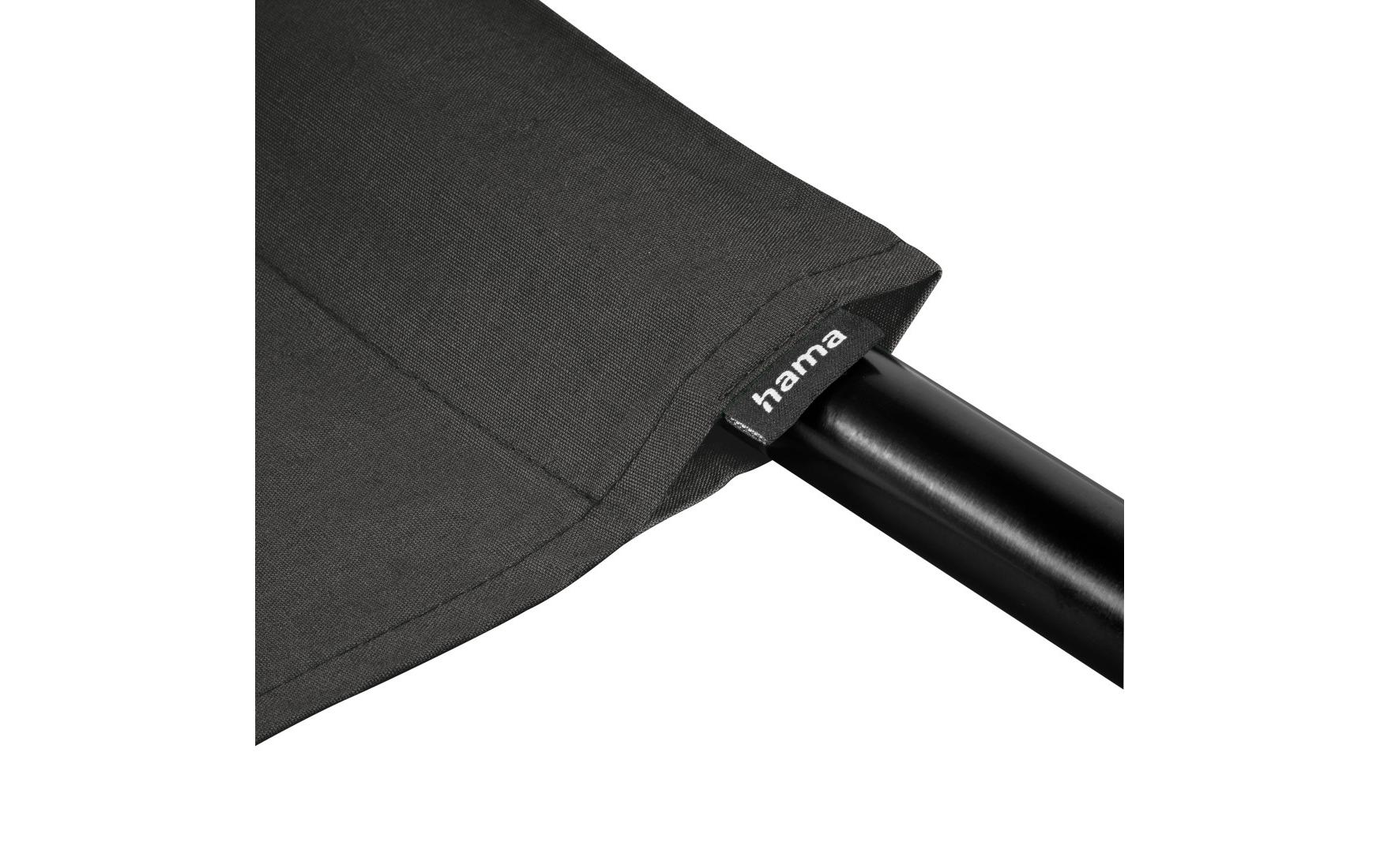 Hama Hintergrund Stoff, 2.95 x 6 m Schwarz