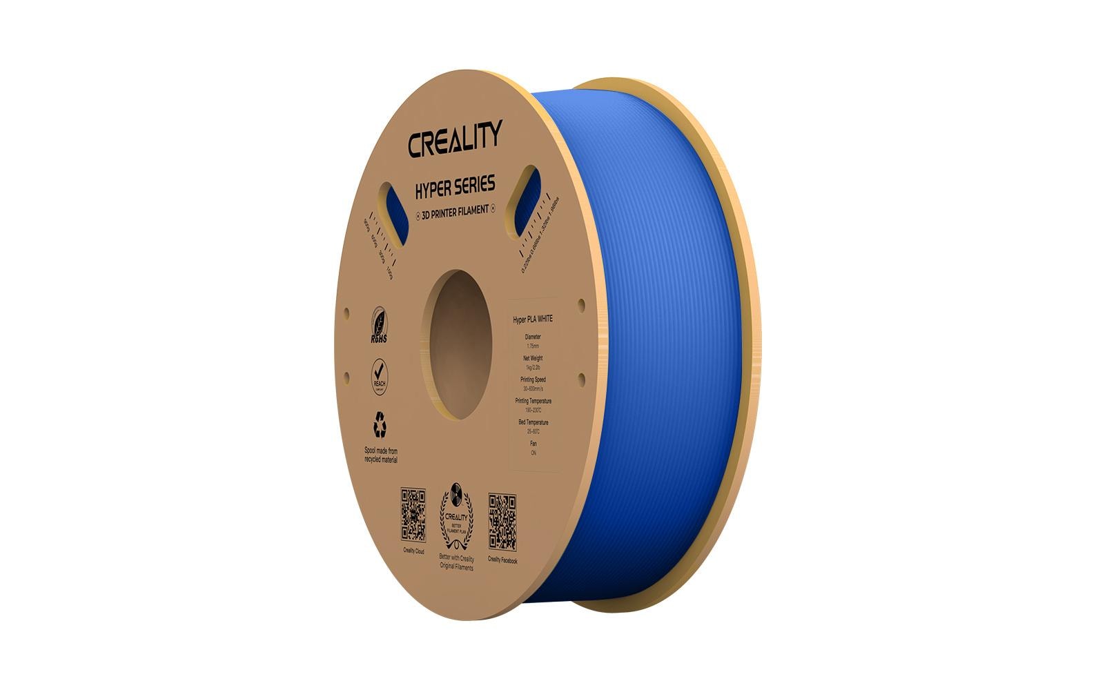 Creality Filament PLA Hyper, Blau, 1.75 mm, 1 kg