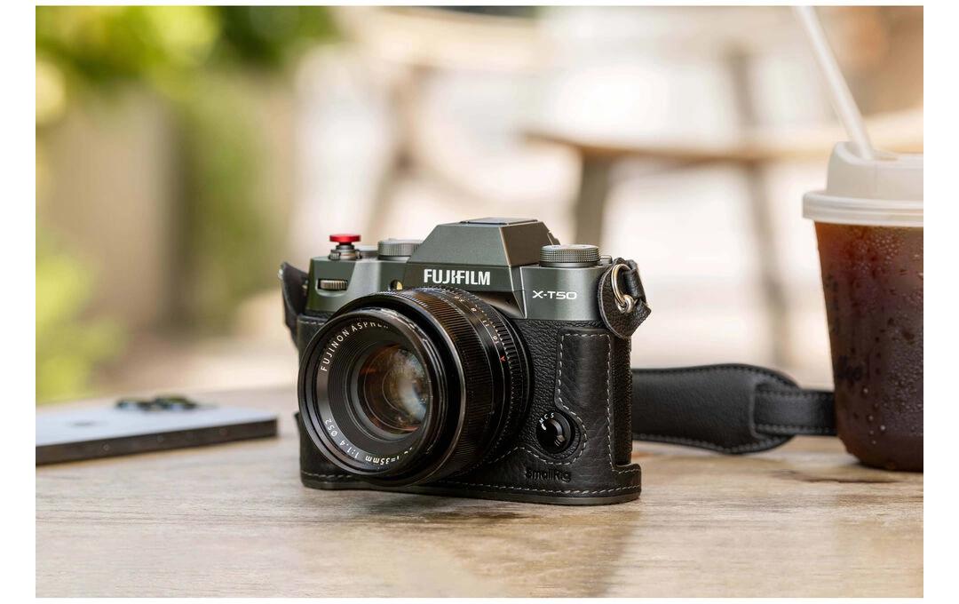 Smallrig Leder-Halbtaschen-Kit für FUJIFILM X-T50 Schwarz