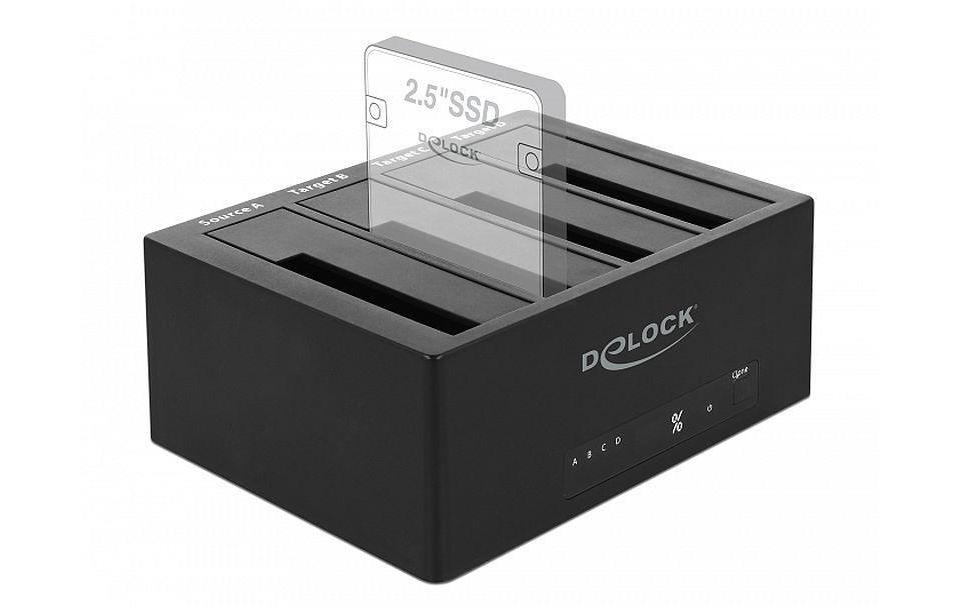 Delock Docking- und Klonstation 64063 für 4x SATA HDD / SSD