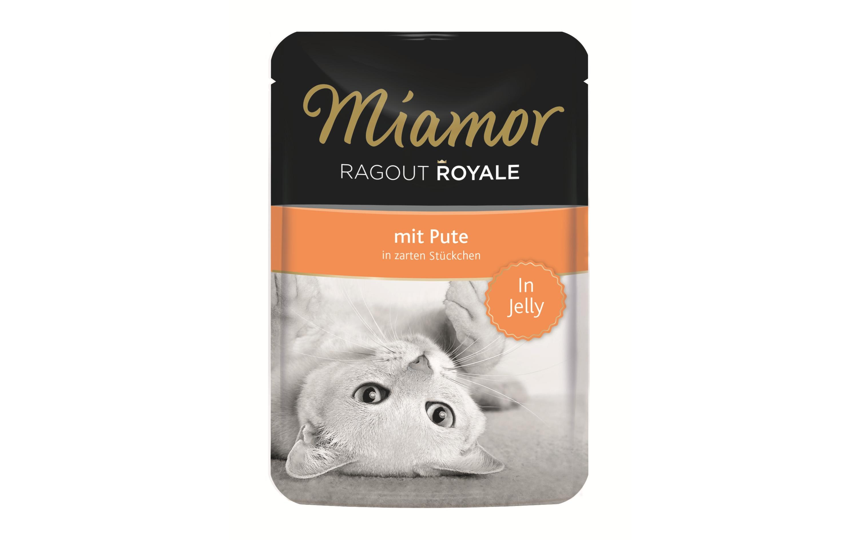 Miamor Nassfutter Ragout Royale Pute in Gelée, 22 x 100 g