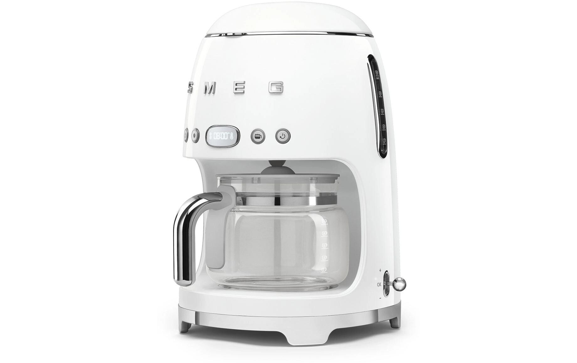 SMEG Filterkaffeemaschine 50's Style DCF02WHEU Weiss