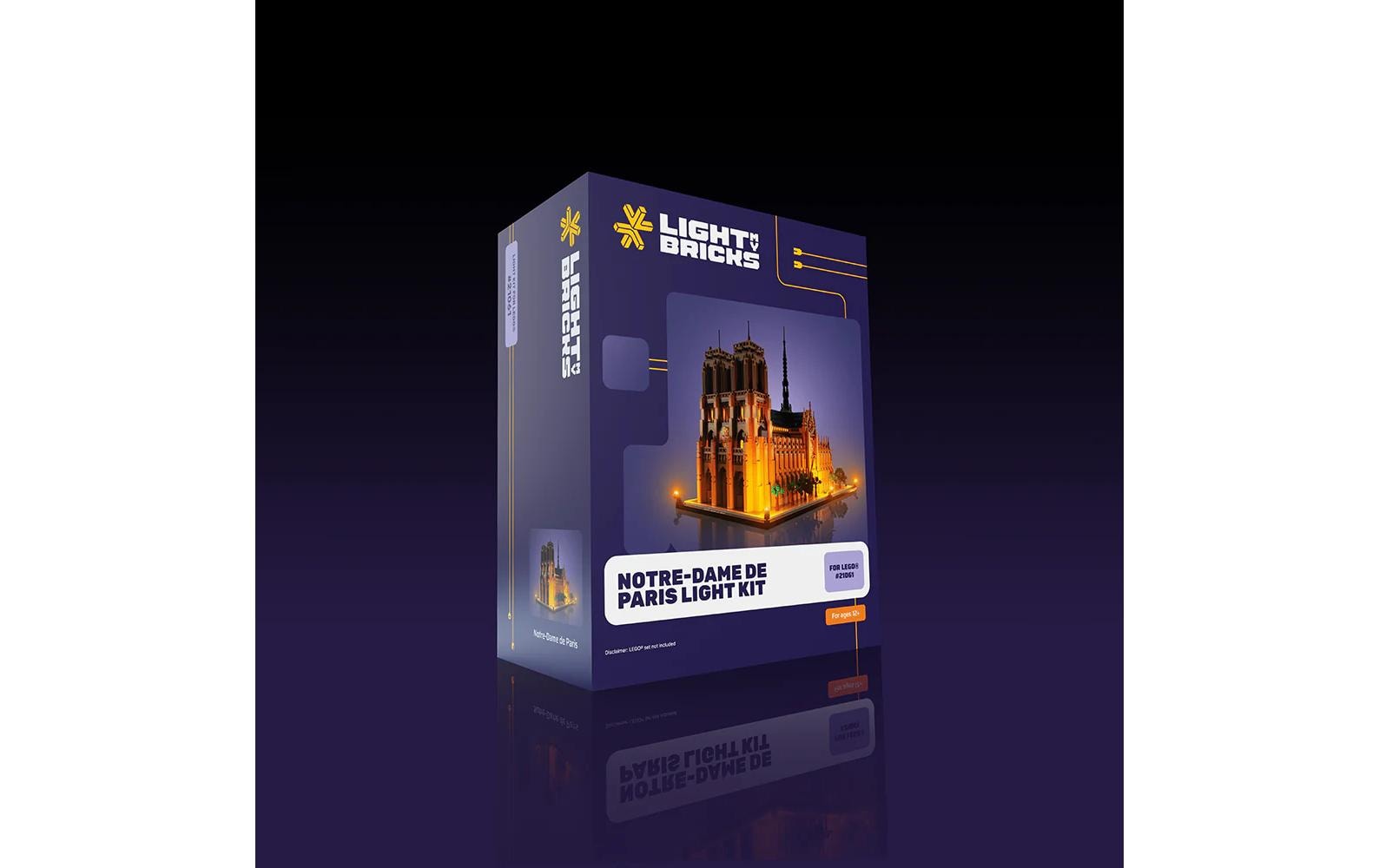 Light My Bricks LED-Licht-Set für LEGO® Notre-Dame de Paris 21061