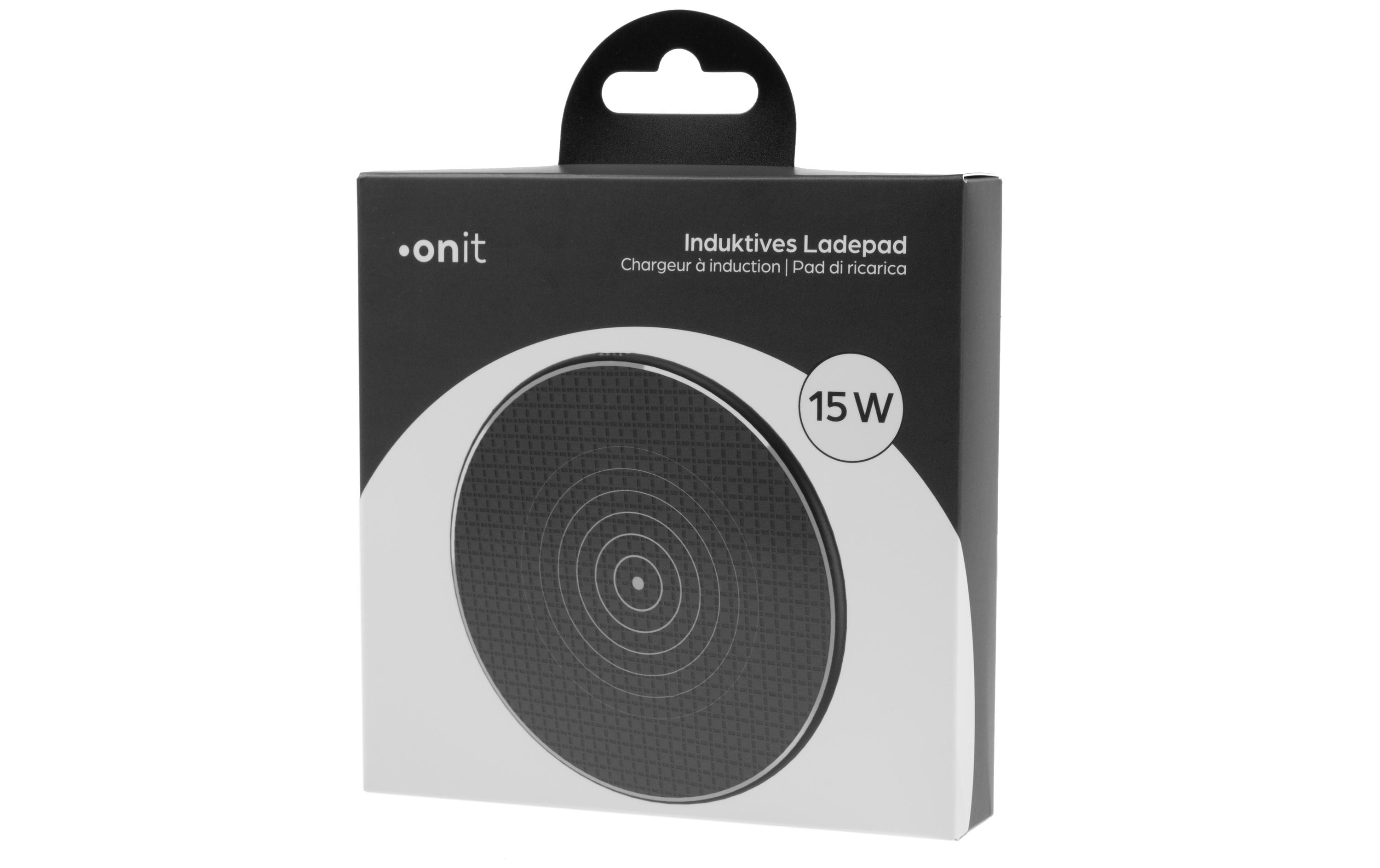 onit Wireless Charger 15 W Schwarz