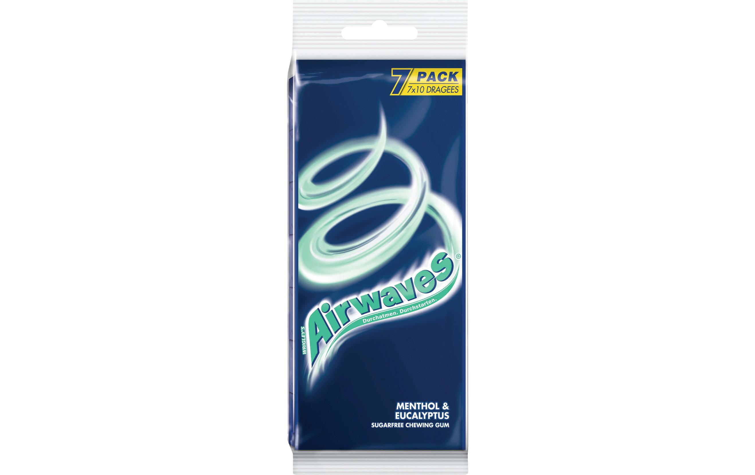 Airwaves Kaugummi Menthol & Eukalyptus 7 x 14 g