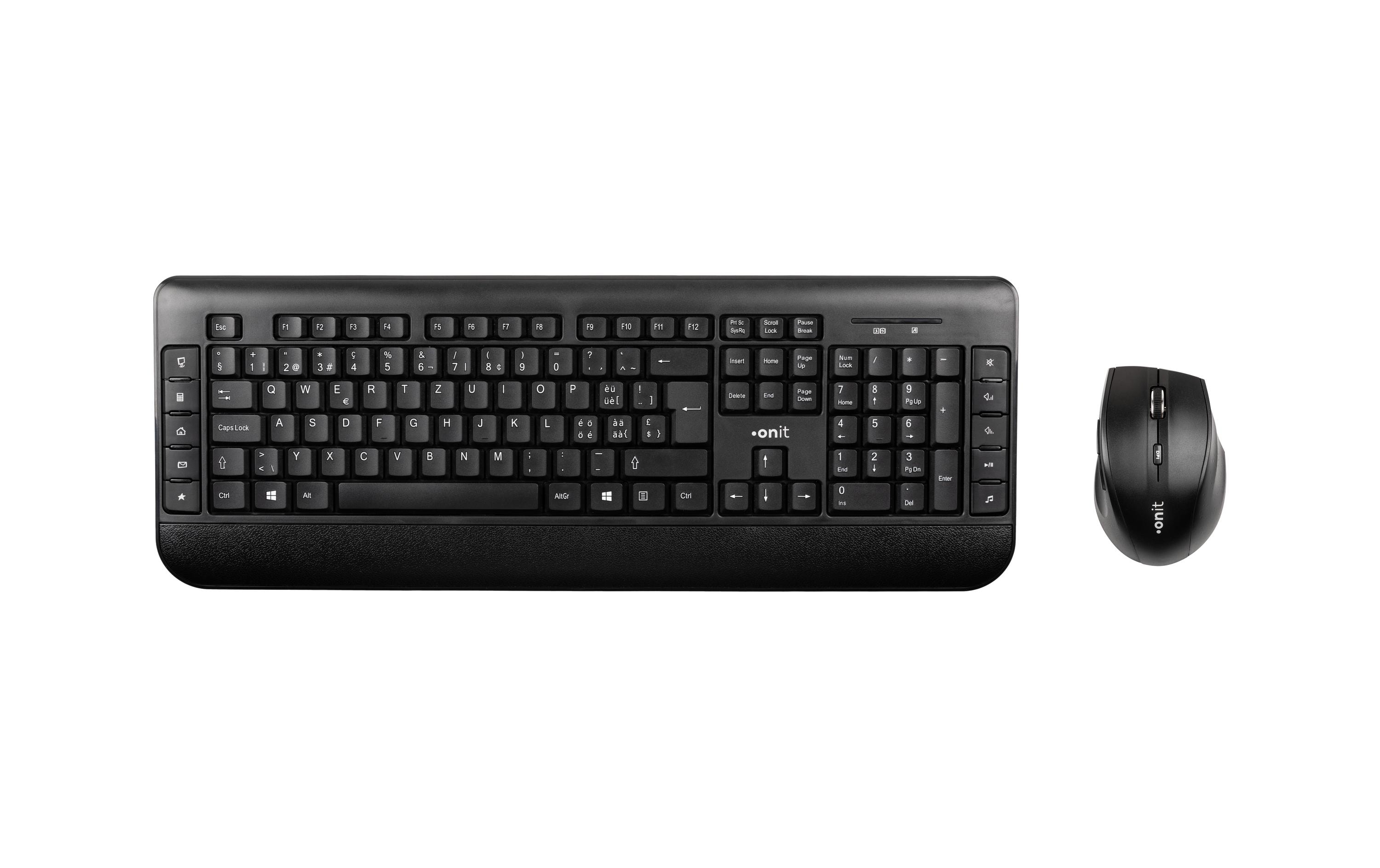 onit Tastatur-Maus-Set Wireless CH-Layout