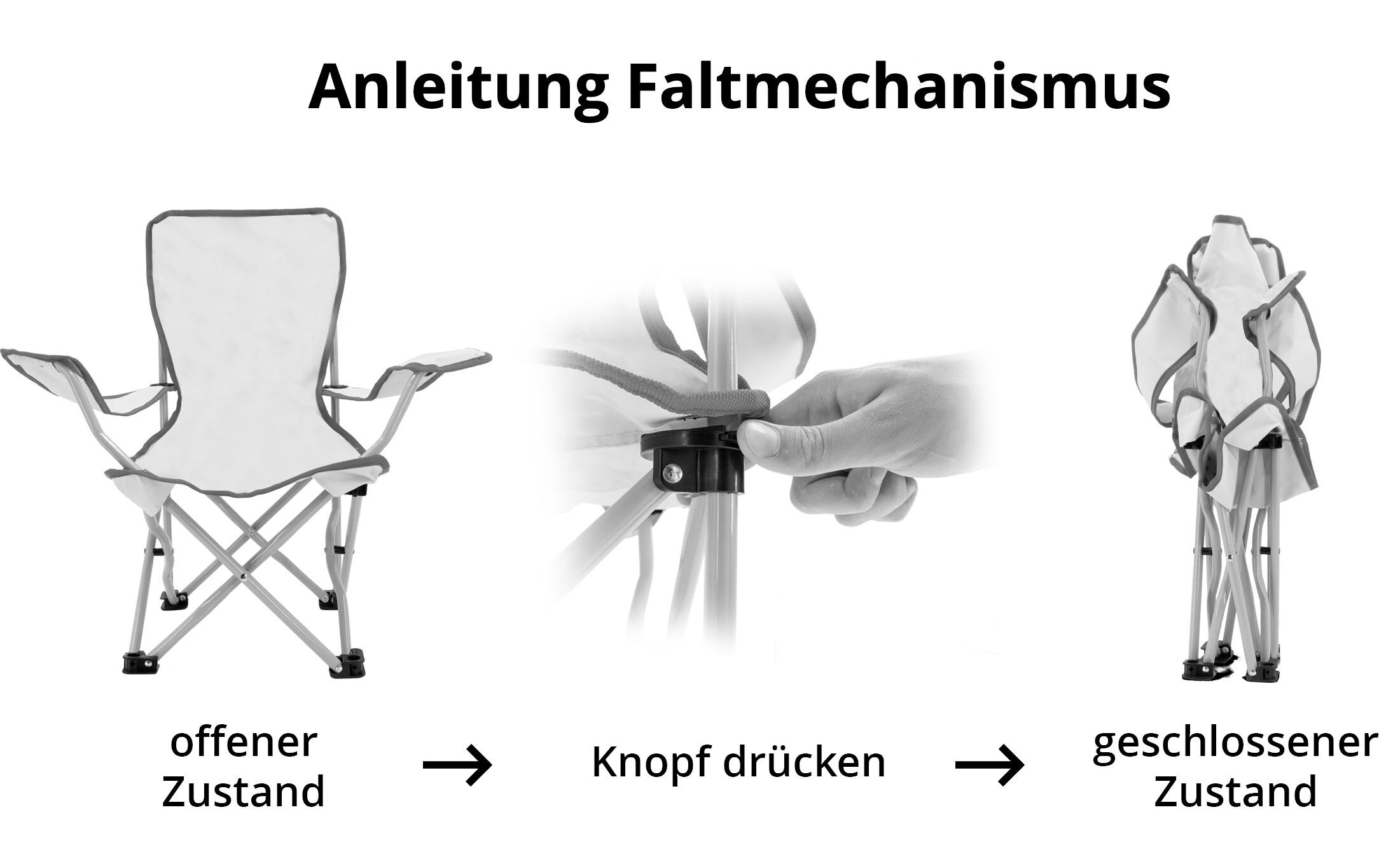 KOOR Campingstuhl Erdbeere