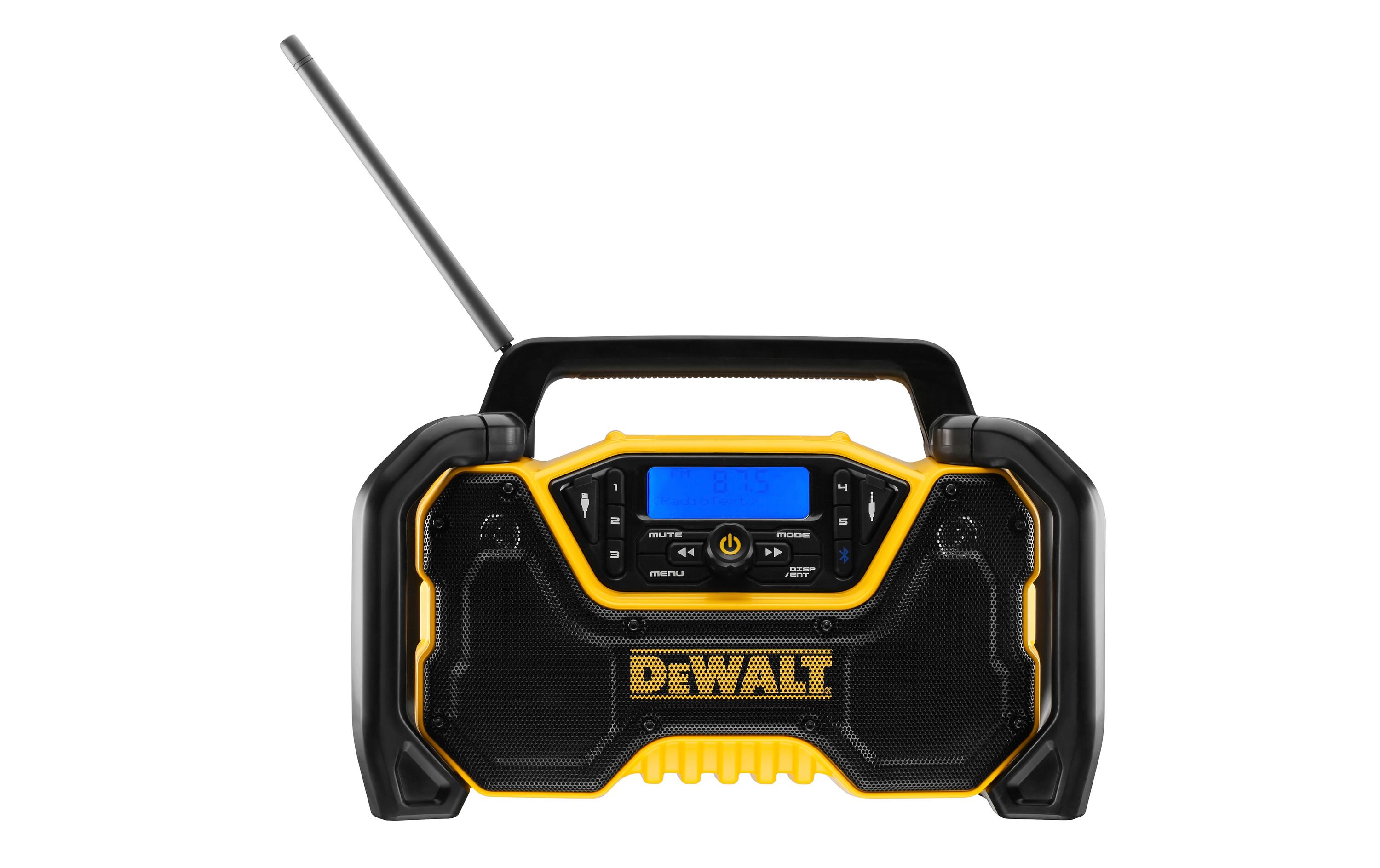 DeWalt Baustellenradio Akku- & Netzbetrieb DAB+, Bluetooth, Solo