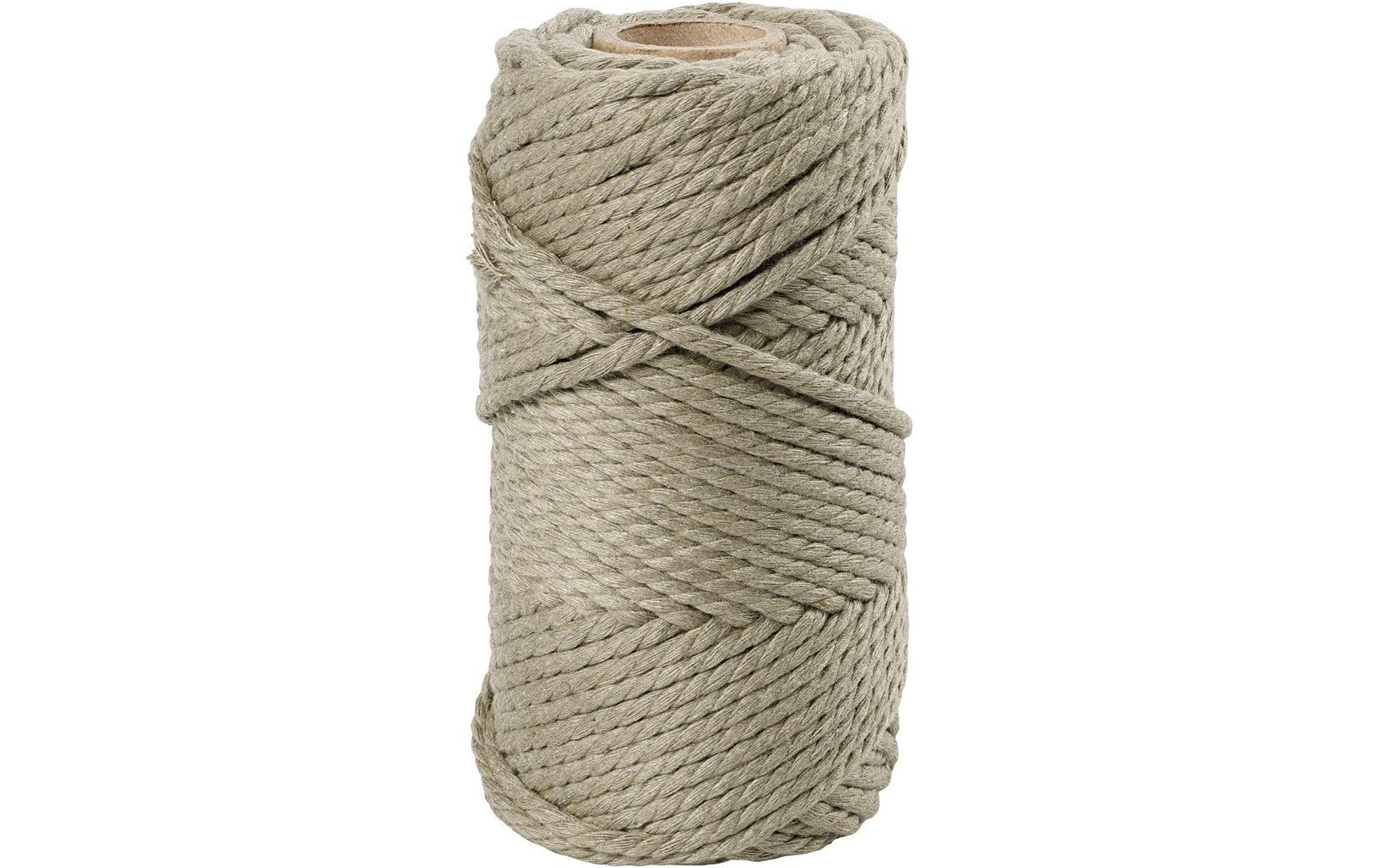 Creativ Company Baumwollgarn Makramee Rope 330 g, Grün