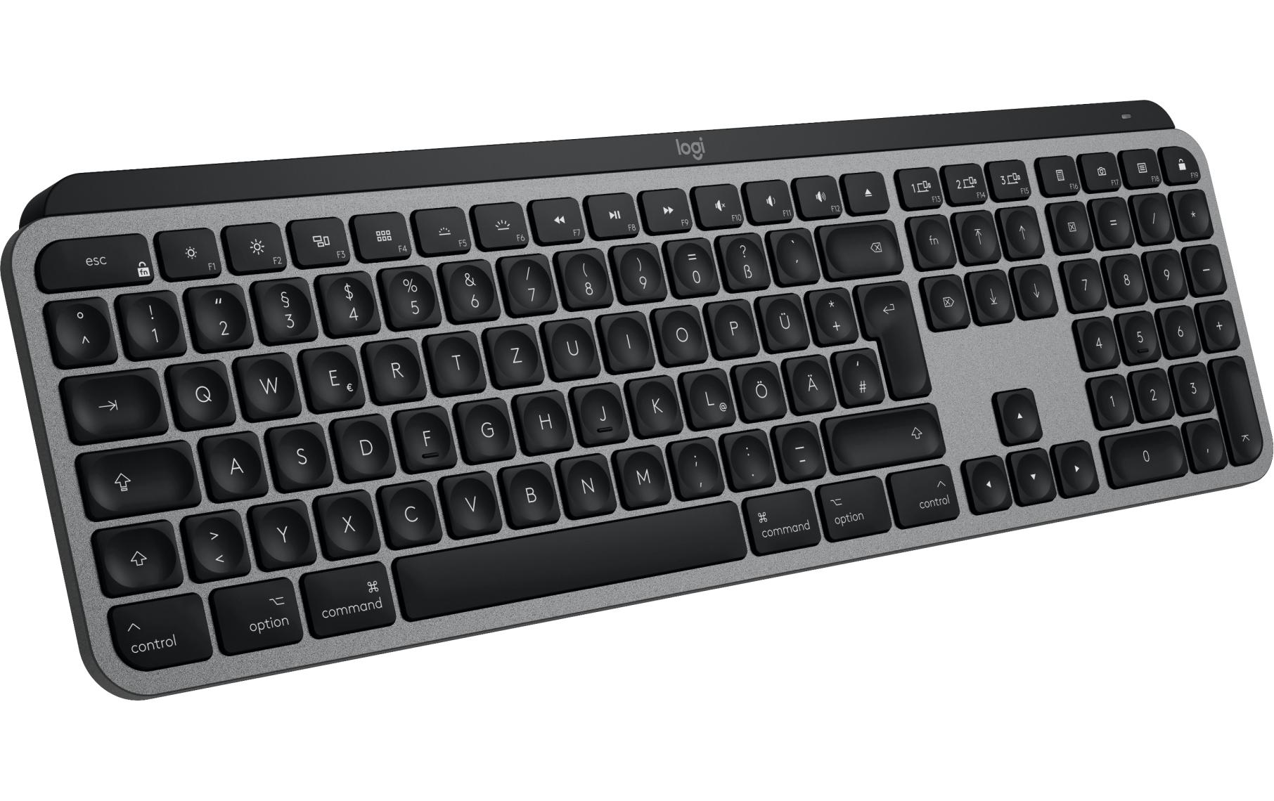 Logitech Tastatur MX Keys S for Mac Space Grey CH-Layout