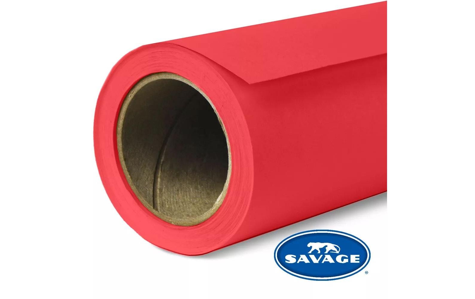 Savage Hintergrund Papier 1.35 x 11 m Primary Red