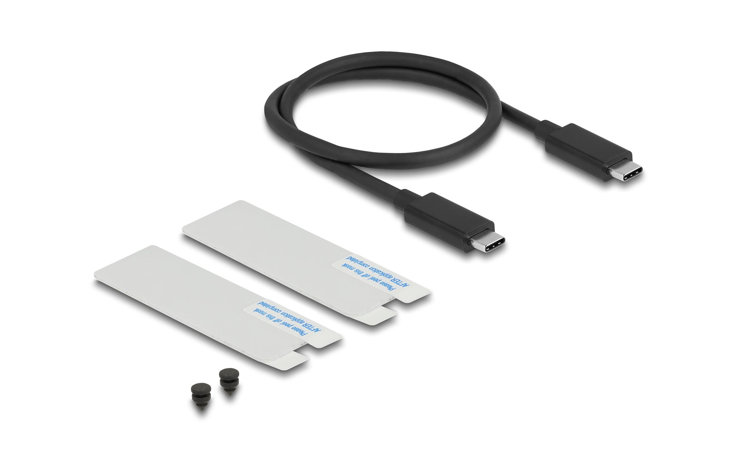 Delock Externes Gehäuse M.2 NVMe USB4 40 Gbps M.2