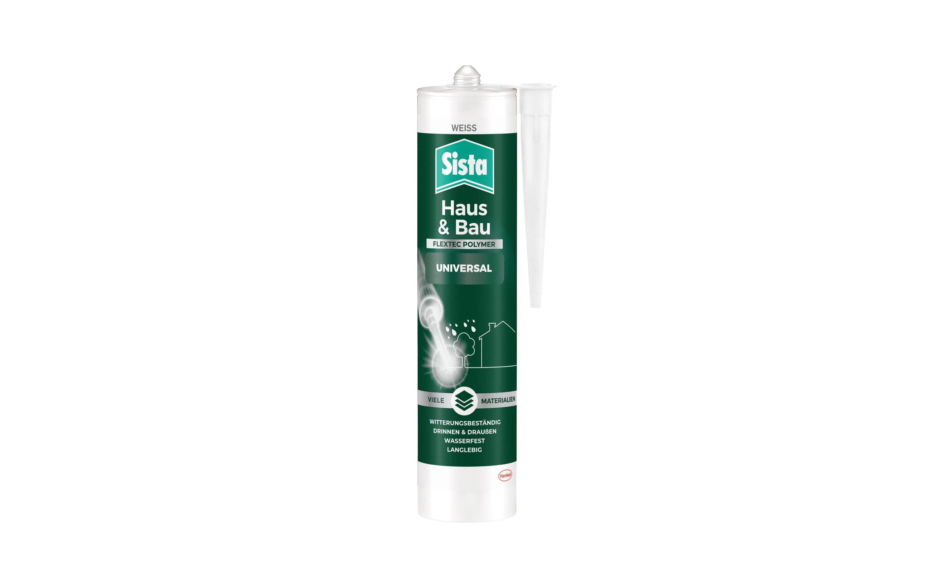 Sista Dichtmasse Haus & Bau Universal Weiss, 280 ml