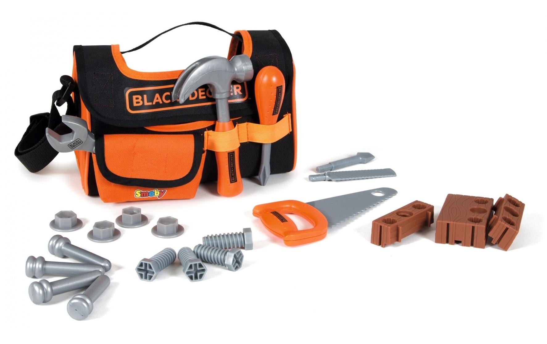 Smoby Handwerker Black+Decker Werkzeugtasche