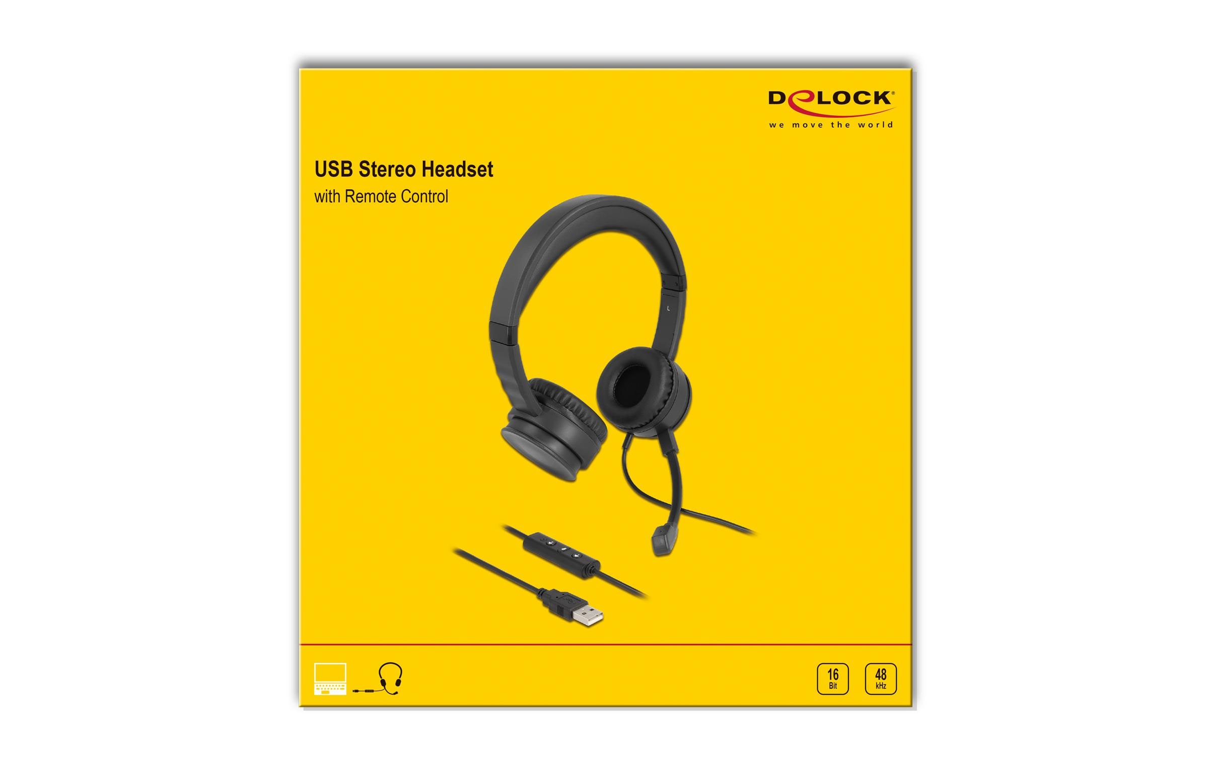 Delock Headset USB Stereo