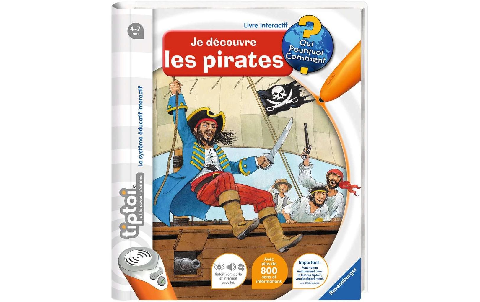 tiptoi Lernbuch Je découvre les pirate -FR-