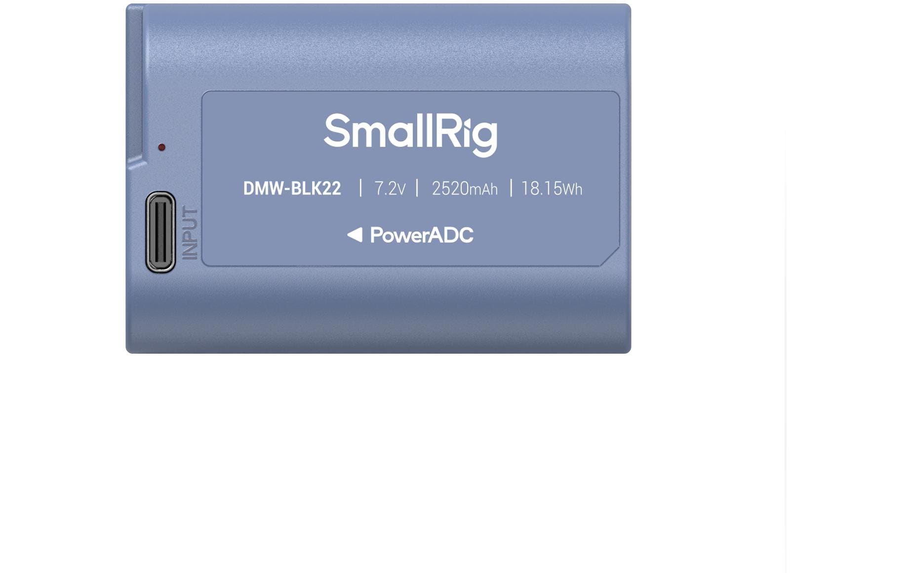 Smallrig Digitalkamera-Akku DMW-BLK22 USB-C Blau