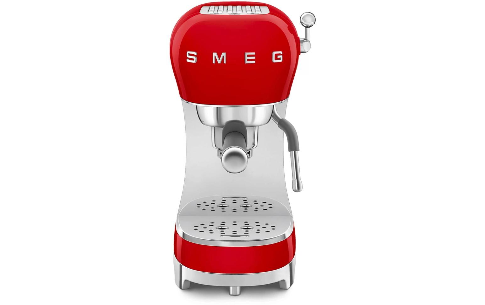 SMEG Siebträgermaschine 50's Style ECF02RDEU Rot