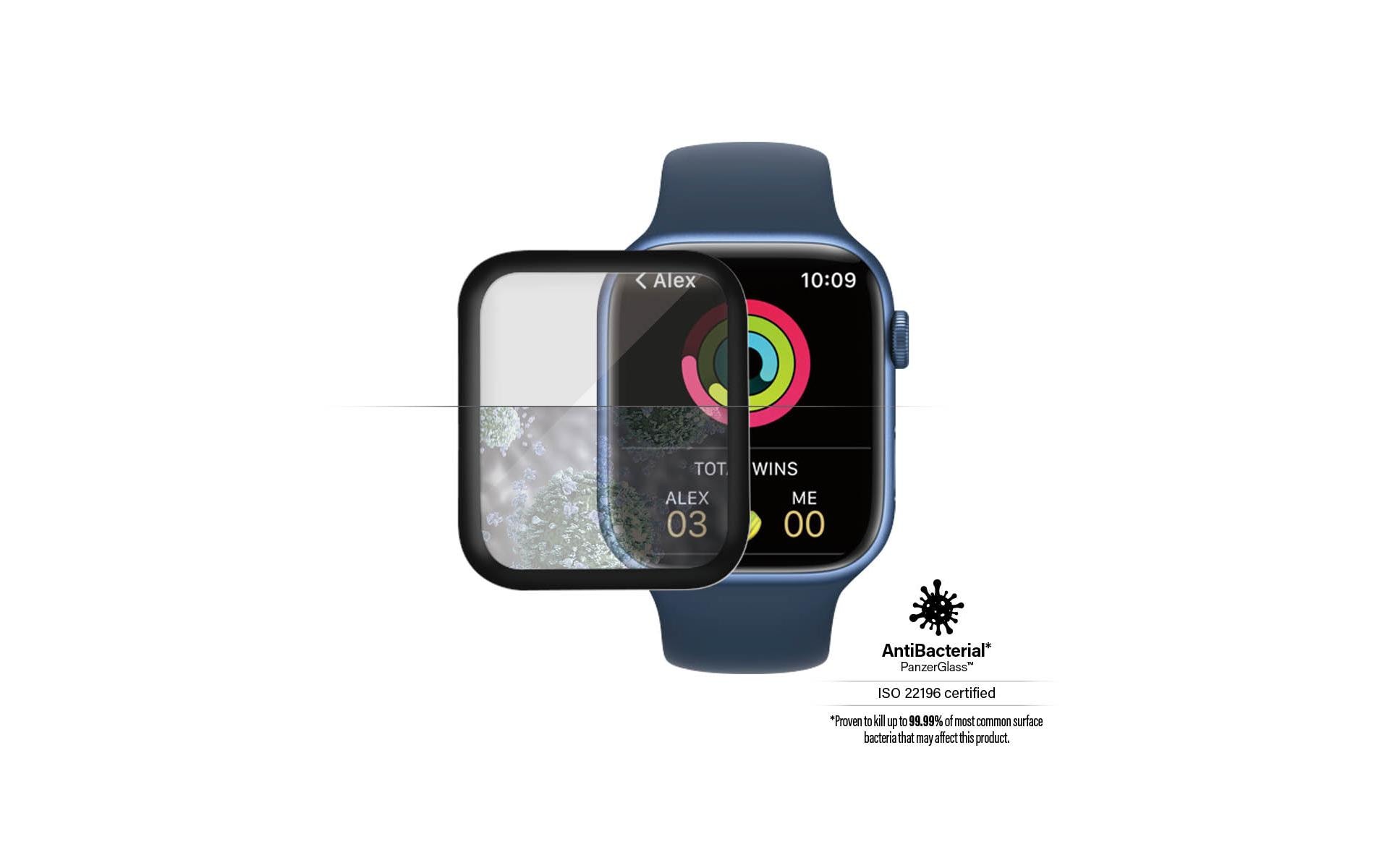 Panzerglass Displayschutz AB Apple Watch Series 7/8 (45 mm)