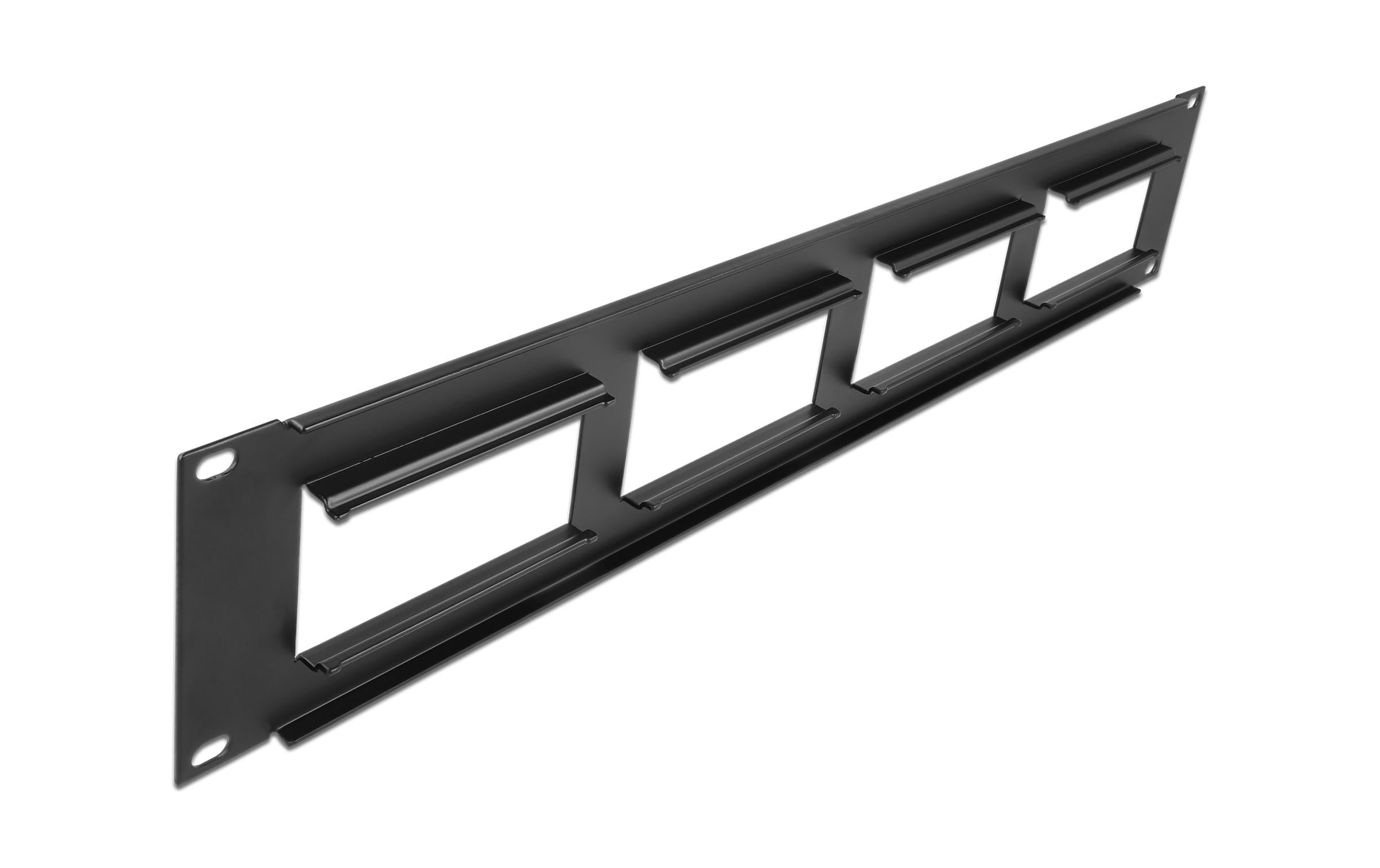 Delock Patchpanel Easy 45 4 x 90.5 x 45.2 mm, 2 HE 19 Rack