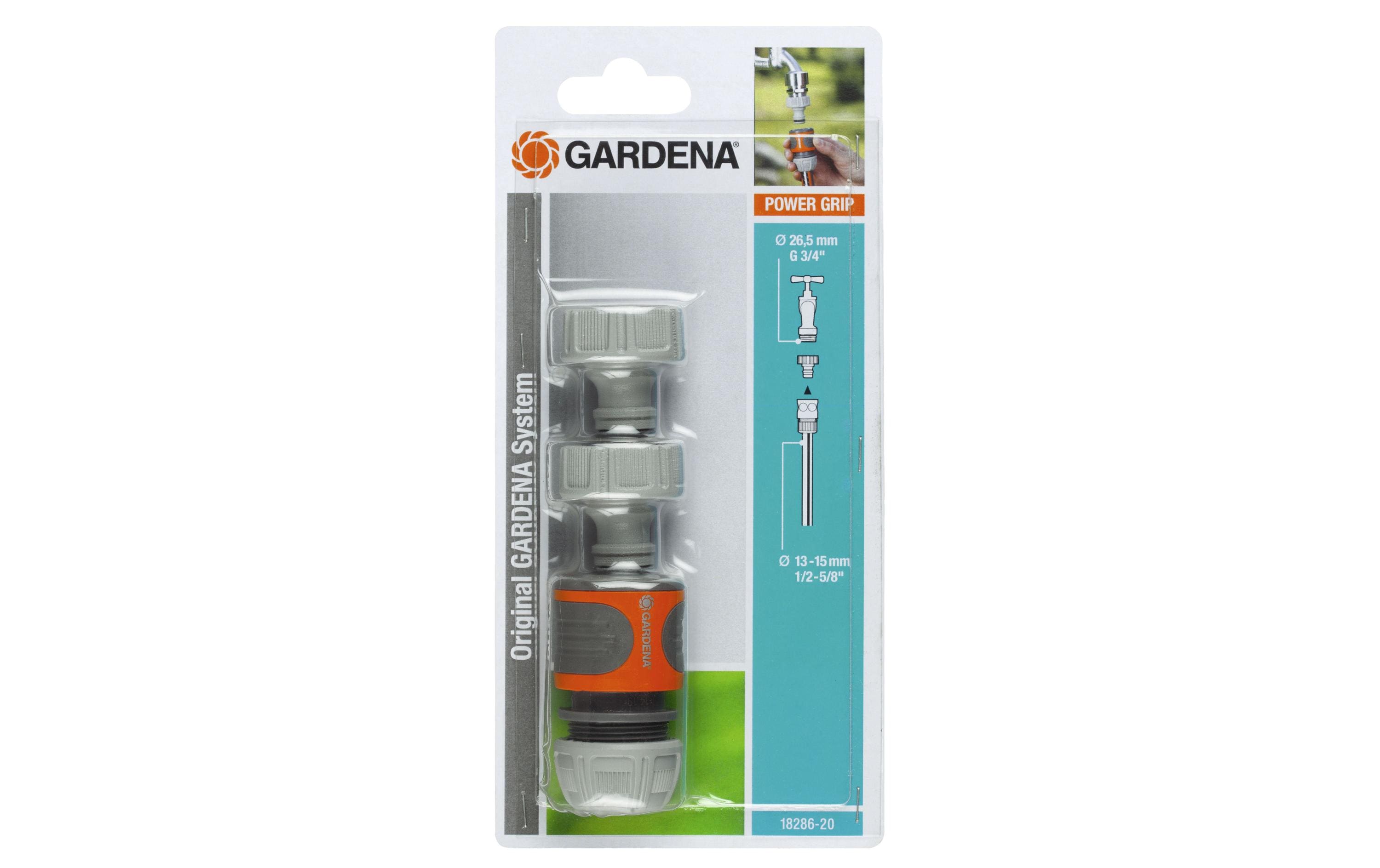 GARDENA Anschluss-Satz 13 mm (1/2) / 15 mm (5/8)