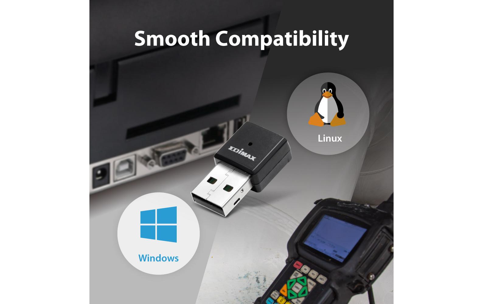 Edimax WLAN-AC USB-Stick IEW-7811UTC Industrial