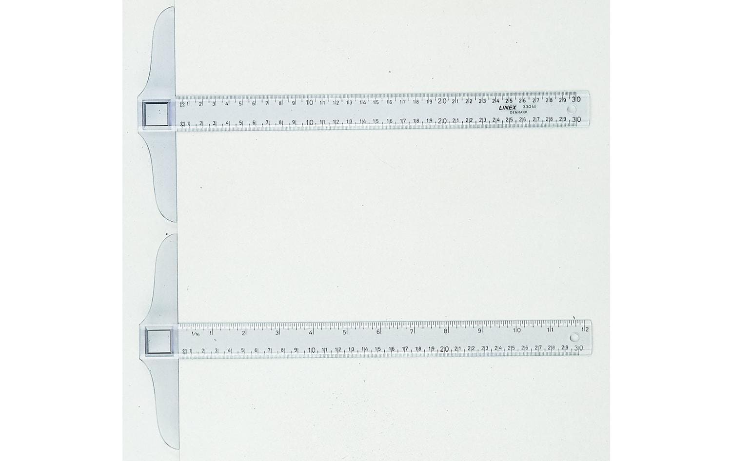 Linex Lineal-Set Zeichenschiene 30 cm, transparent