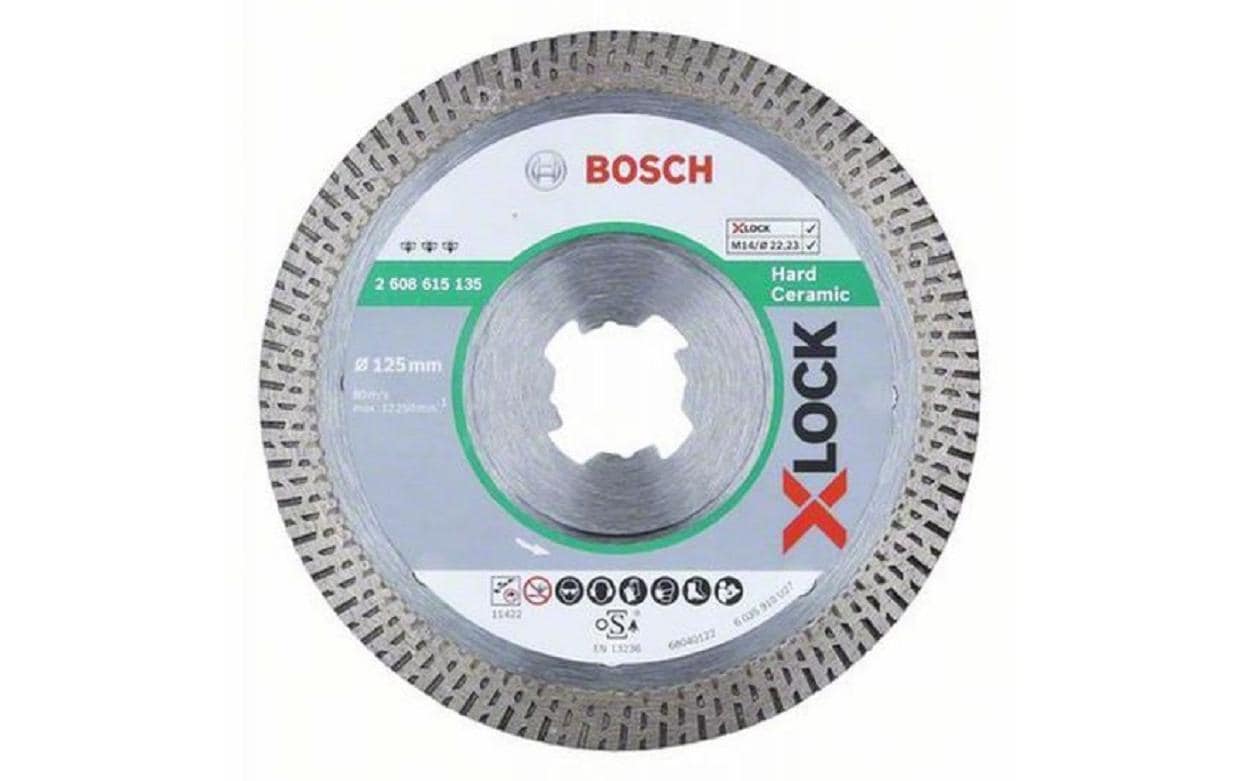 Bosch Professional Trennscheibe Best for HardCeramic X-LOCK, 125 mm