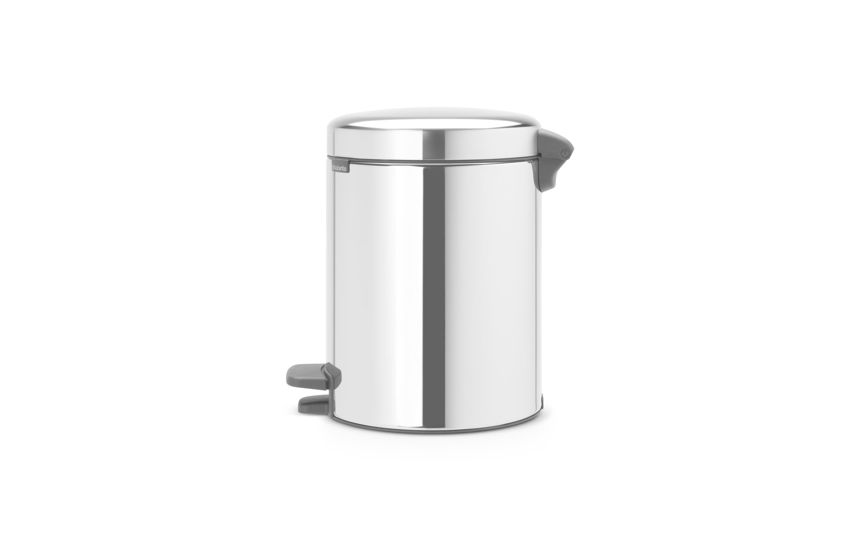 Brabantia Kosmetikeimer NewIcon 5 l, Brilliant Steel