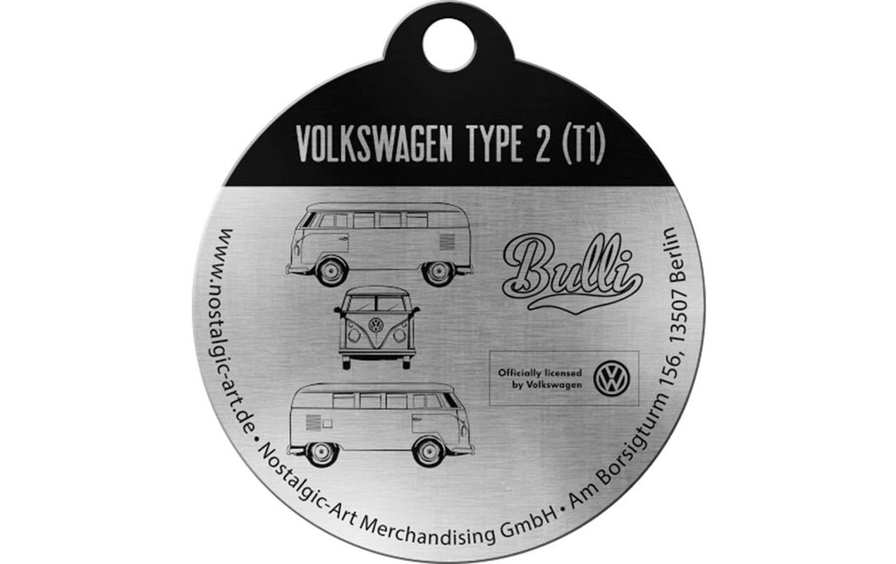 Nostalgic Art Schlüsselanhänger VW Bus Ø 4 cm, 1 Stück, Mehrfarbig