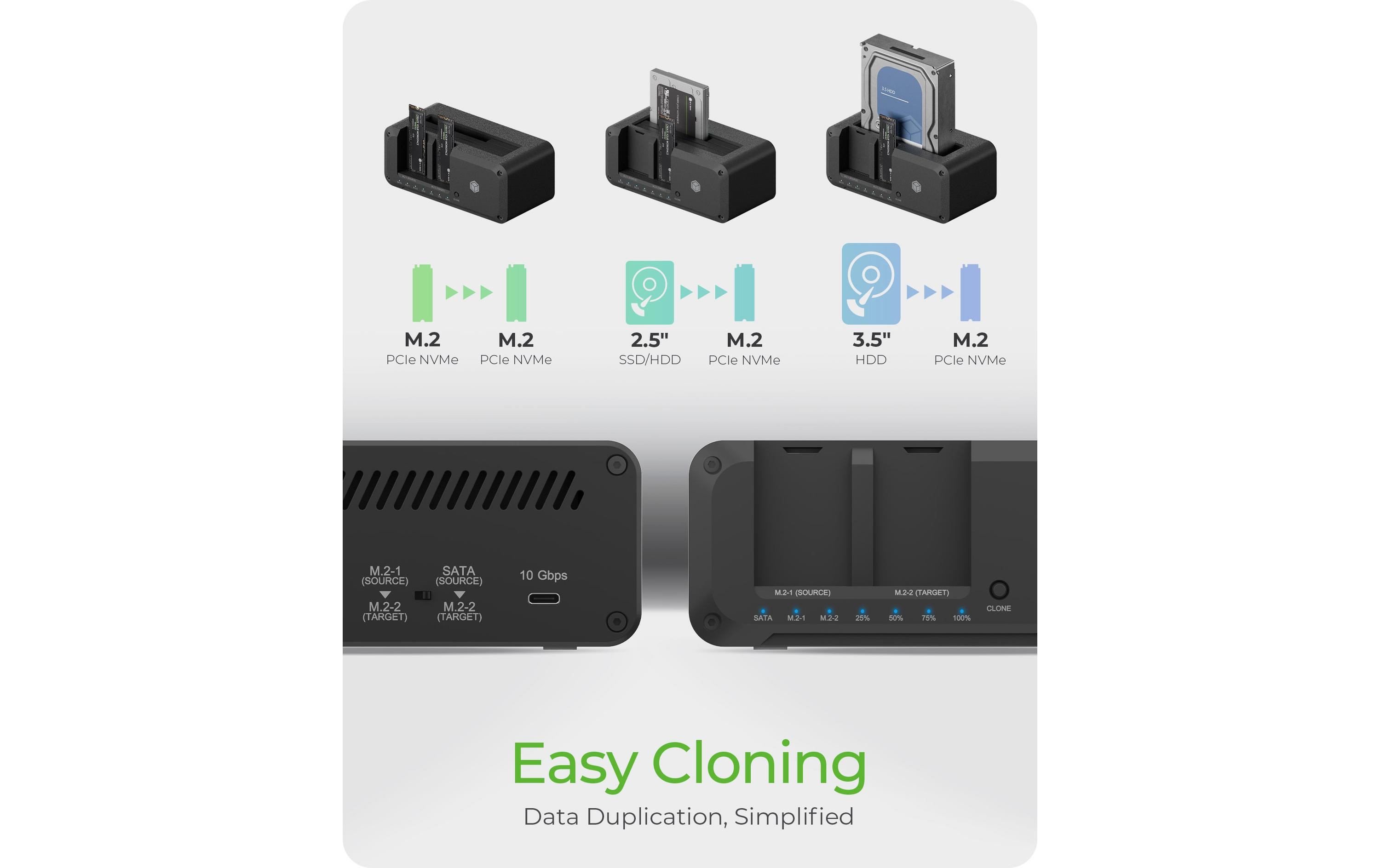 ICY BOX Docking- und Klonstation IB-2924 MSCL-C31