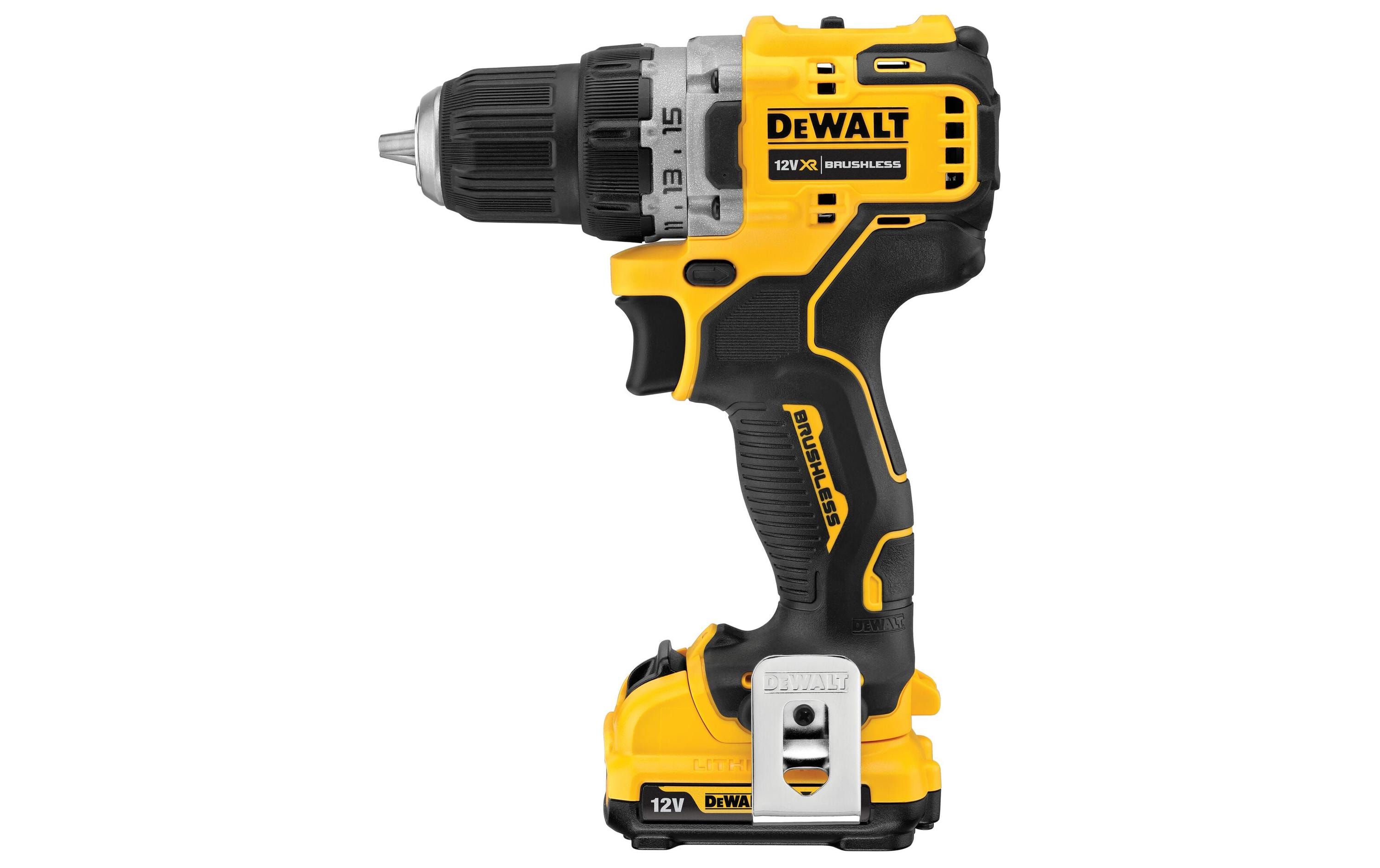 DeWalt Akku-Bohrschrauber 12 V, 2 x 2 Ah Akku, Kit