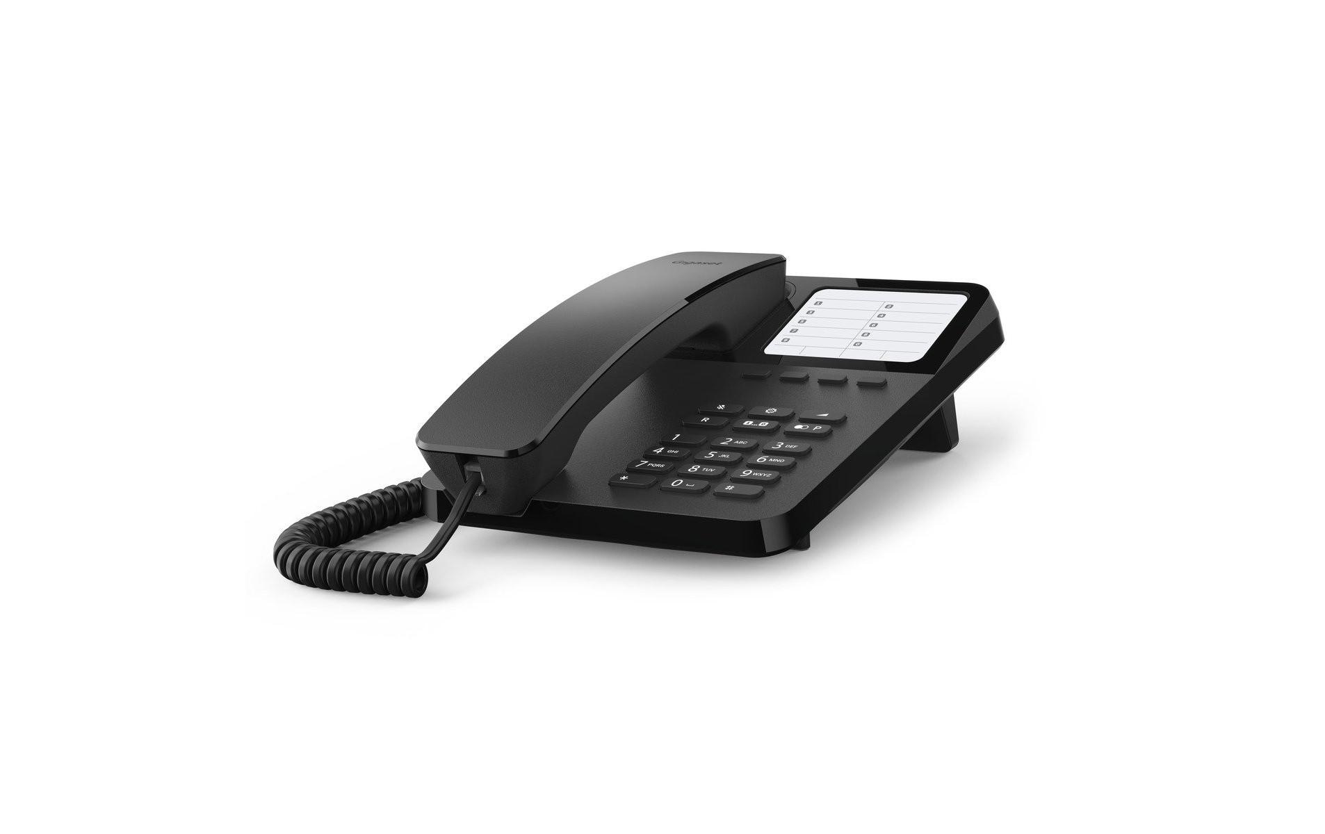 Gigaset Tischtelefon Desk 400 Schwarz