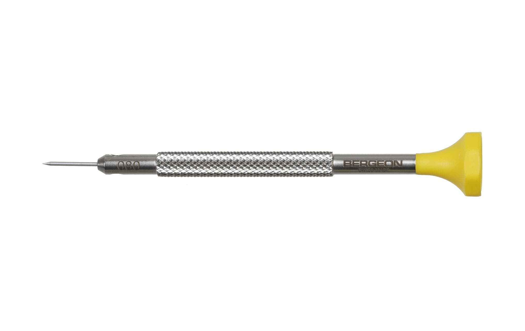 Watchtools Schraubenzieher 0.8 mm Gelb, Schlitz