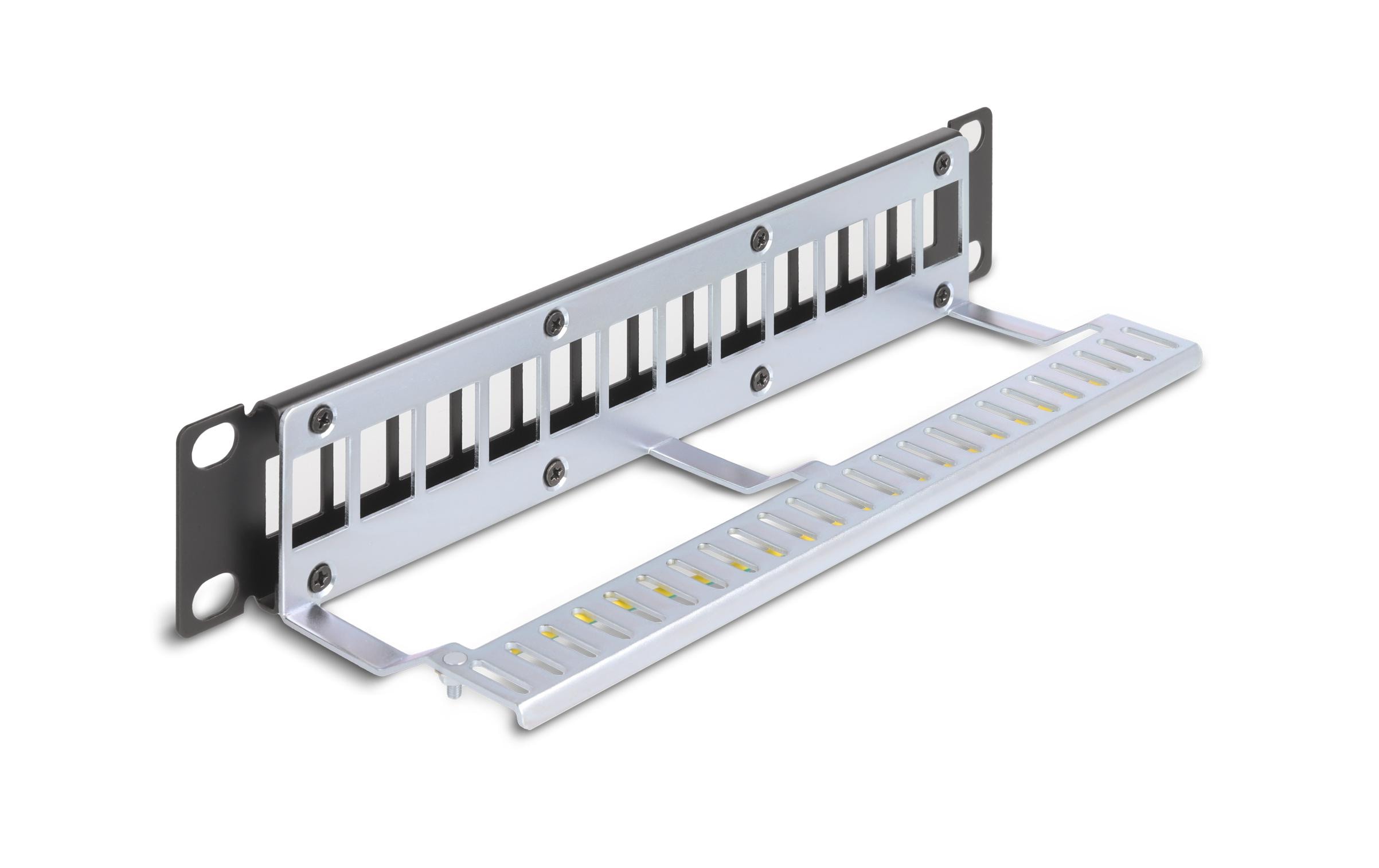 Delock Patchpanel Keystone 12 Port 1 HE 10 Rack