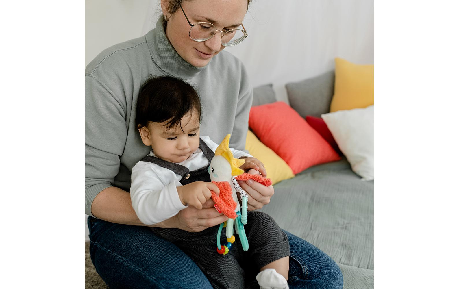 fehn Plüsch DoBabyDoo Zwitscher-Vogel