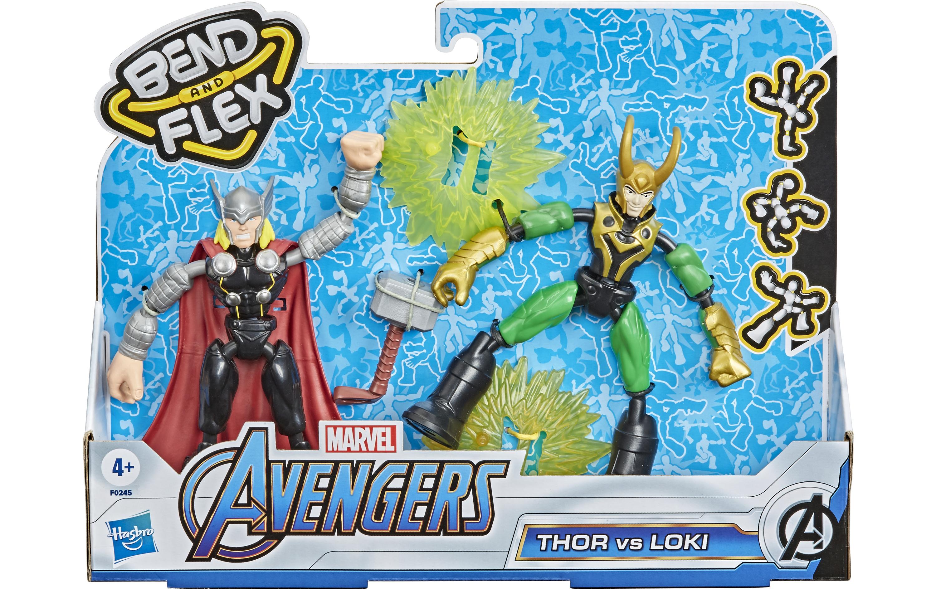 MARVEL Avengers Bend and Flex Thor gegen Loki