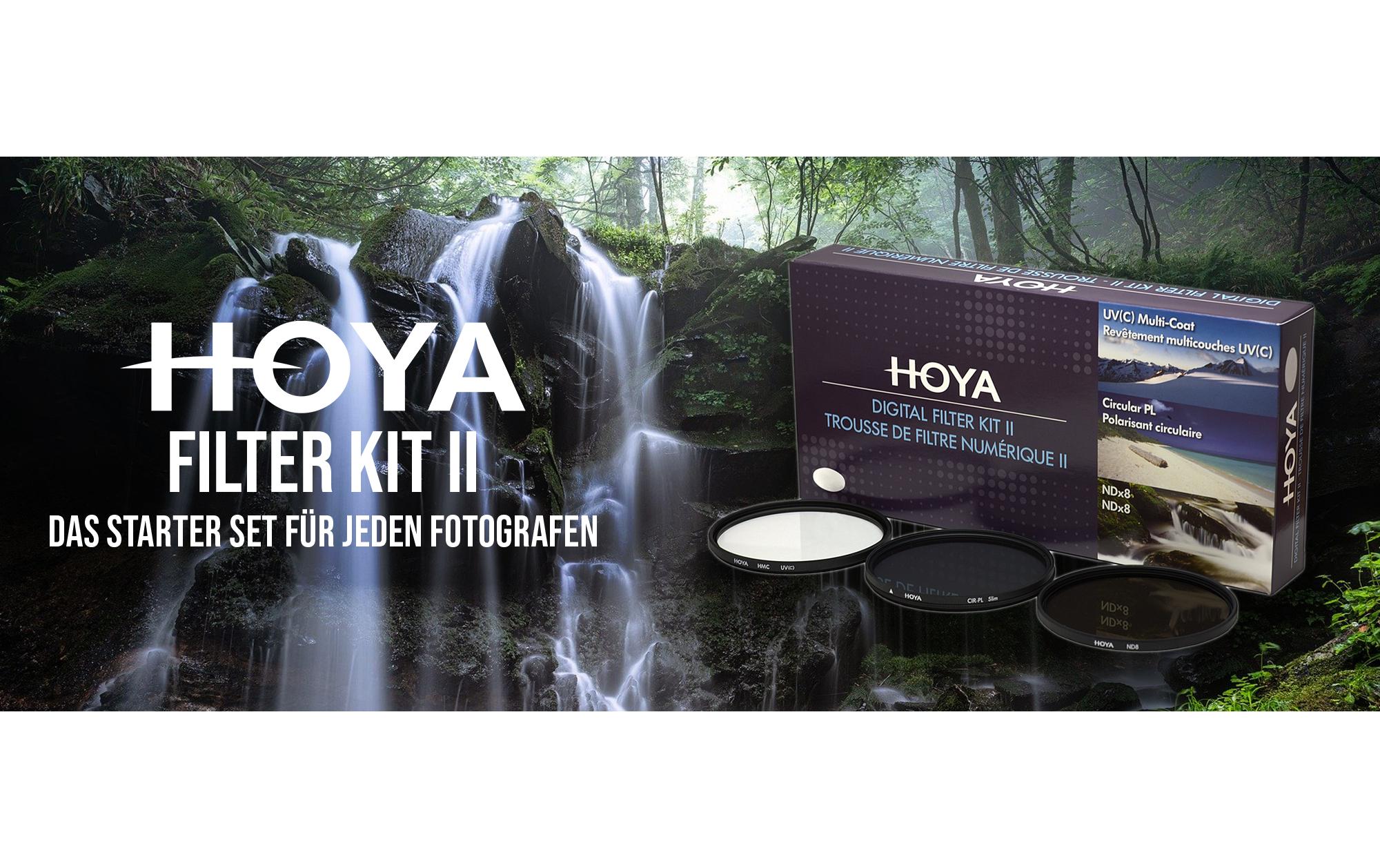 Hoya Set Digital Filter Kit II (UV, CIR-PL & ND8) – 37 mm